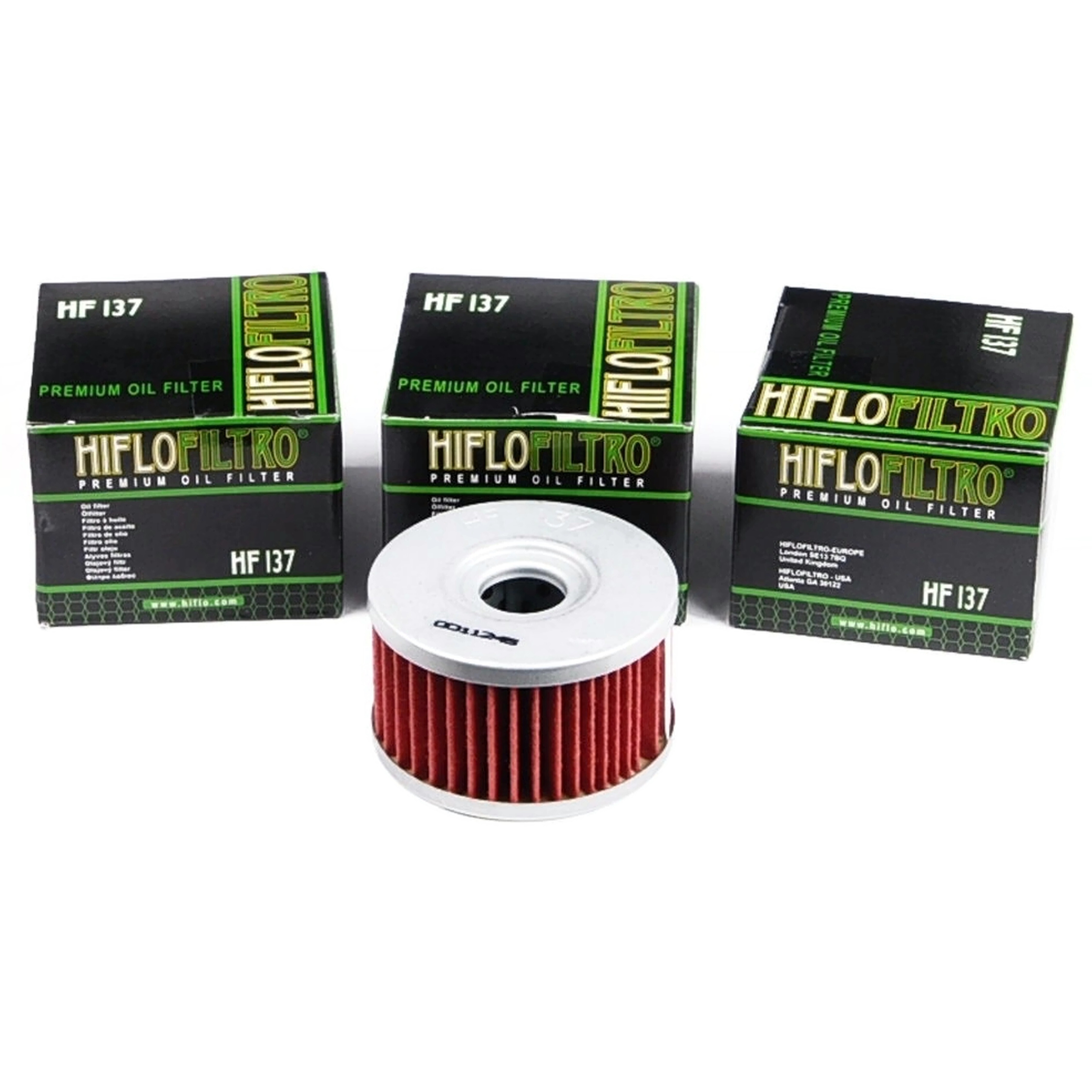 3x Hiflo HF137 Ölfilter für Suzuki DR 500 600 650 750 800 LS XF 650 Sachs Roadster