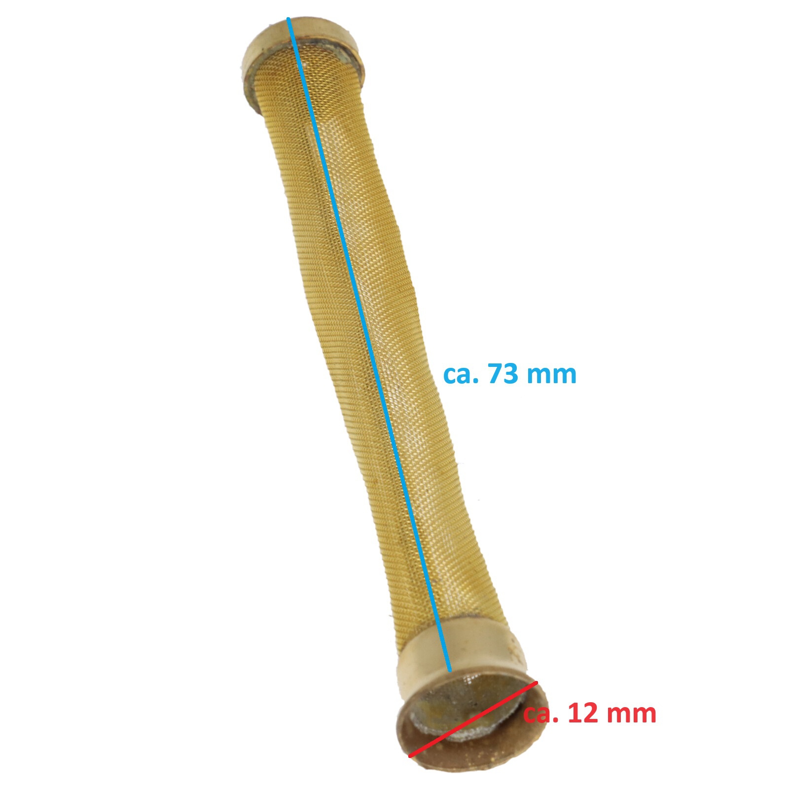 5x Benzinhahnsieb Steigrohrsieb Messing für Moped Motorrad Simson MZ DDR Moped Benzinhahn