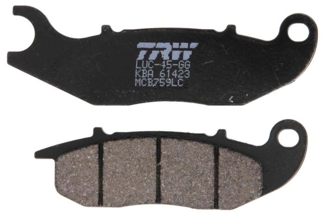 2x TRW Bremsbeläge vorn + hinten MCB759LC MCB738LC für Honda CBR 125 JC34 JC39 2004-2010