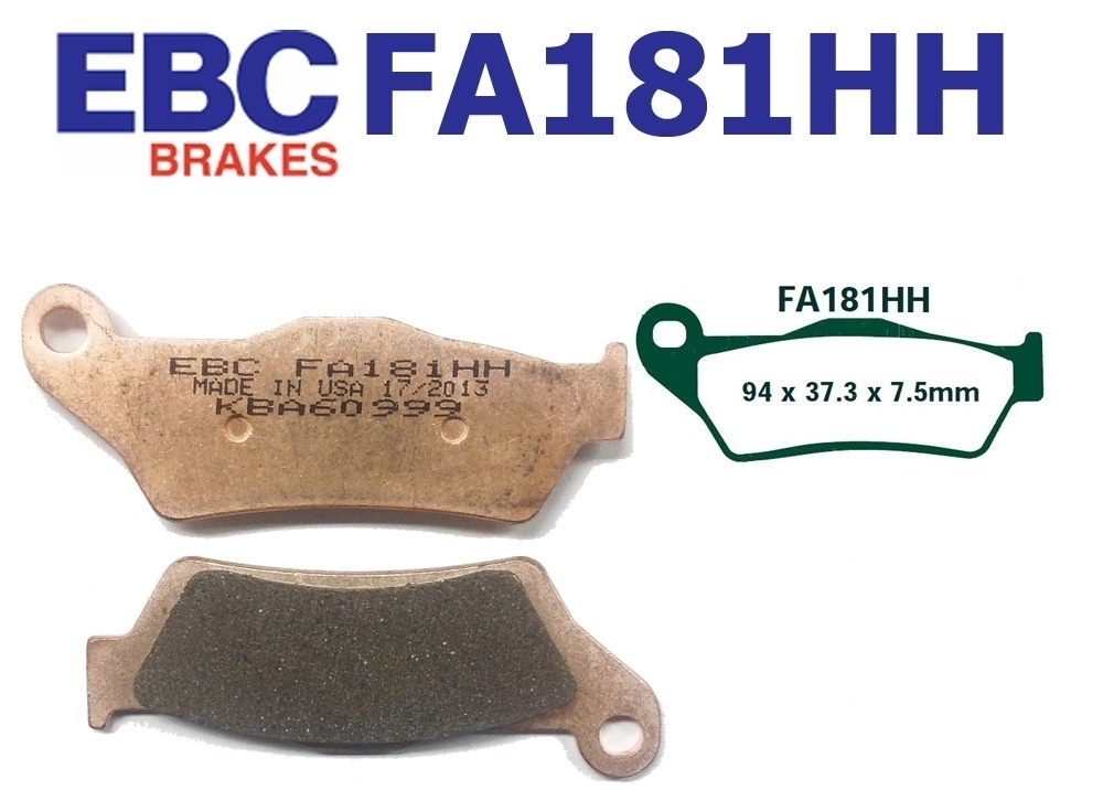 EBC Sintermetall Bremsbeläge FA181HH Cagiva Elefant 750 900 KTM diverse Modelle