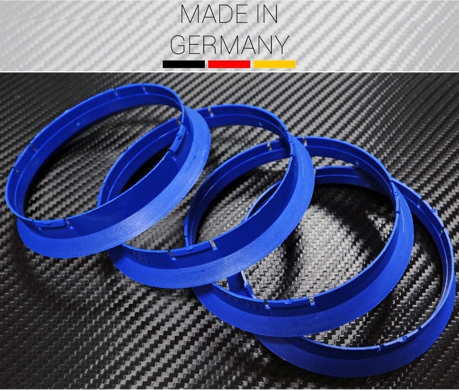 1 X Zentrierring BLAU 76.0 x 74.1mm für Proline Schmidt Dezent AEZ