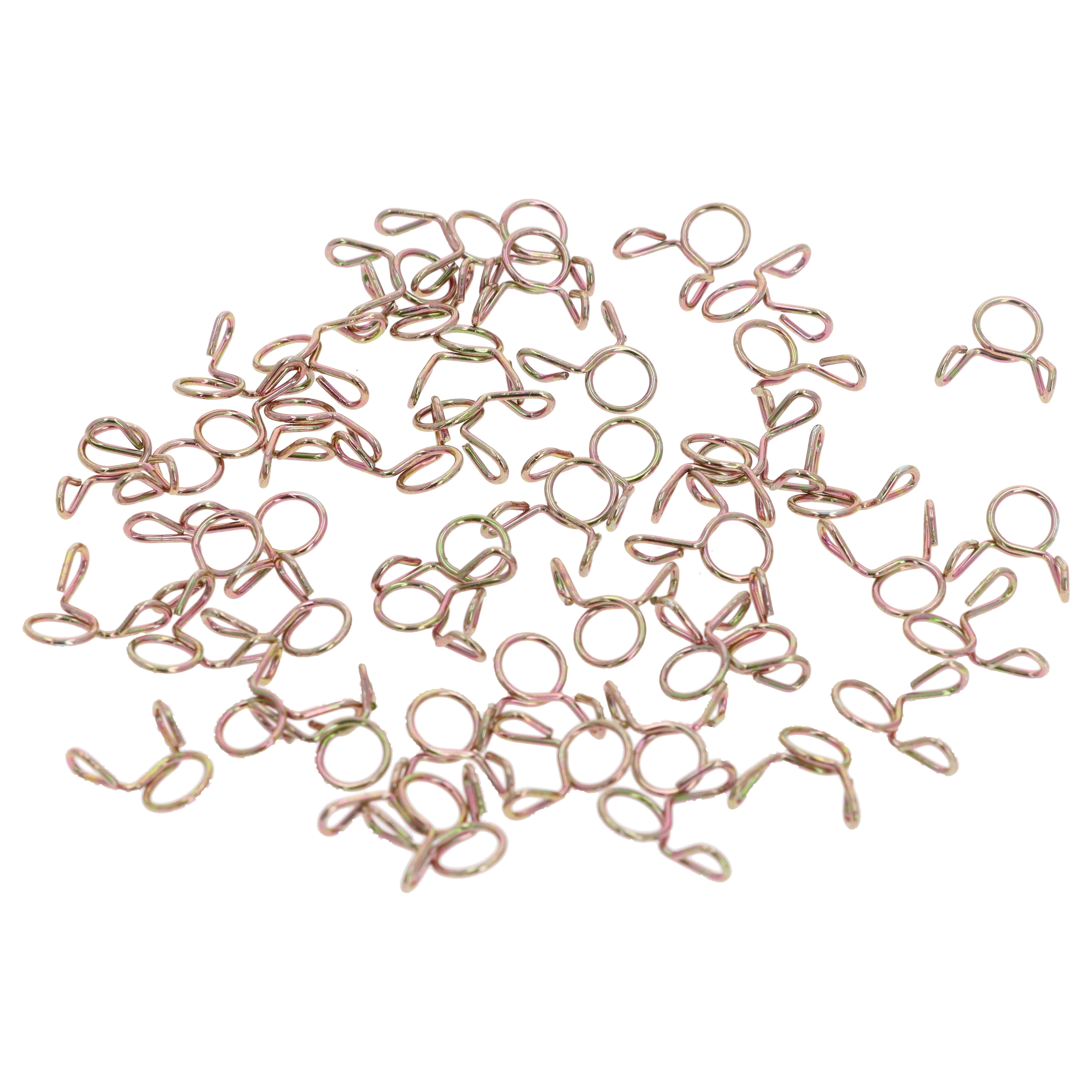50x Universelle Klemmen Schlauchklemmen für Benzinschlauch / Kraftstoffschlauch 5x1mm