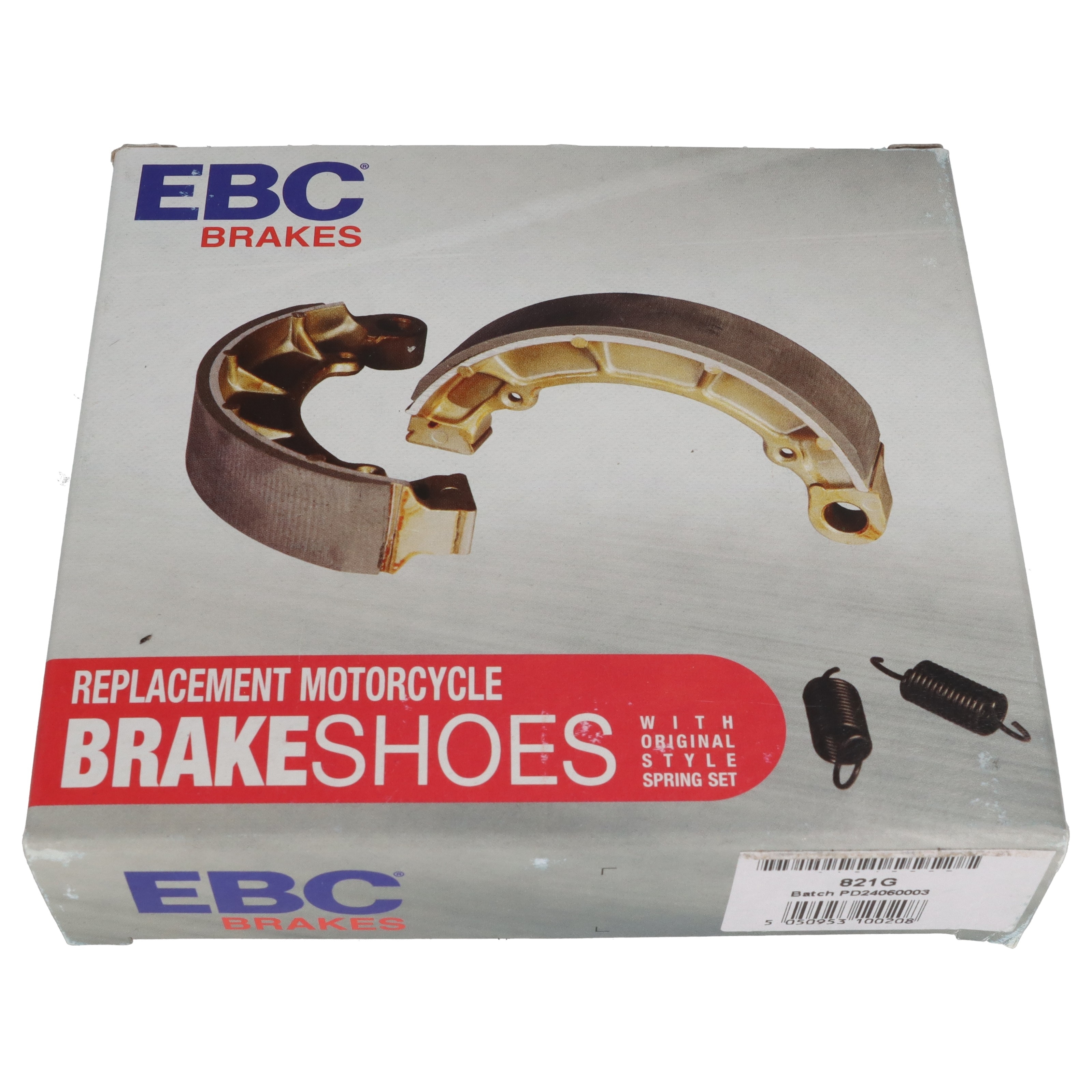 EBC Bremsbacken Grooved mit Federn 821G