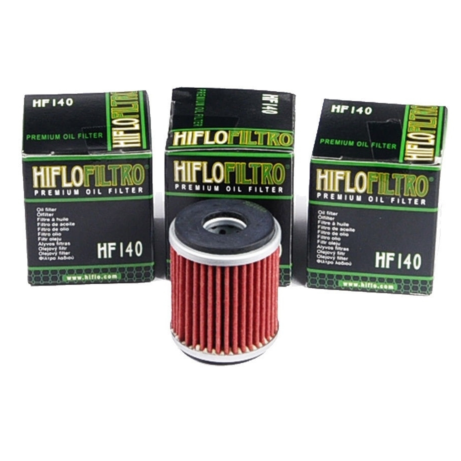 3x Hiflo HF140 Ölfilter für Yamaha WRF YFZ YFM XT YZF Gas Gas EC Husqvarna SMR TE