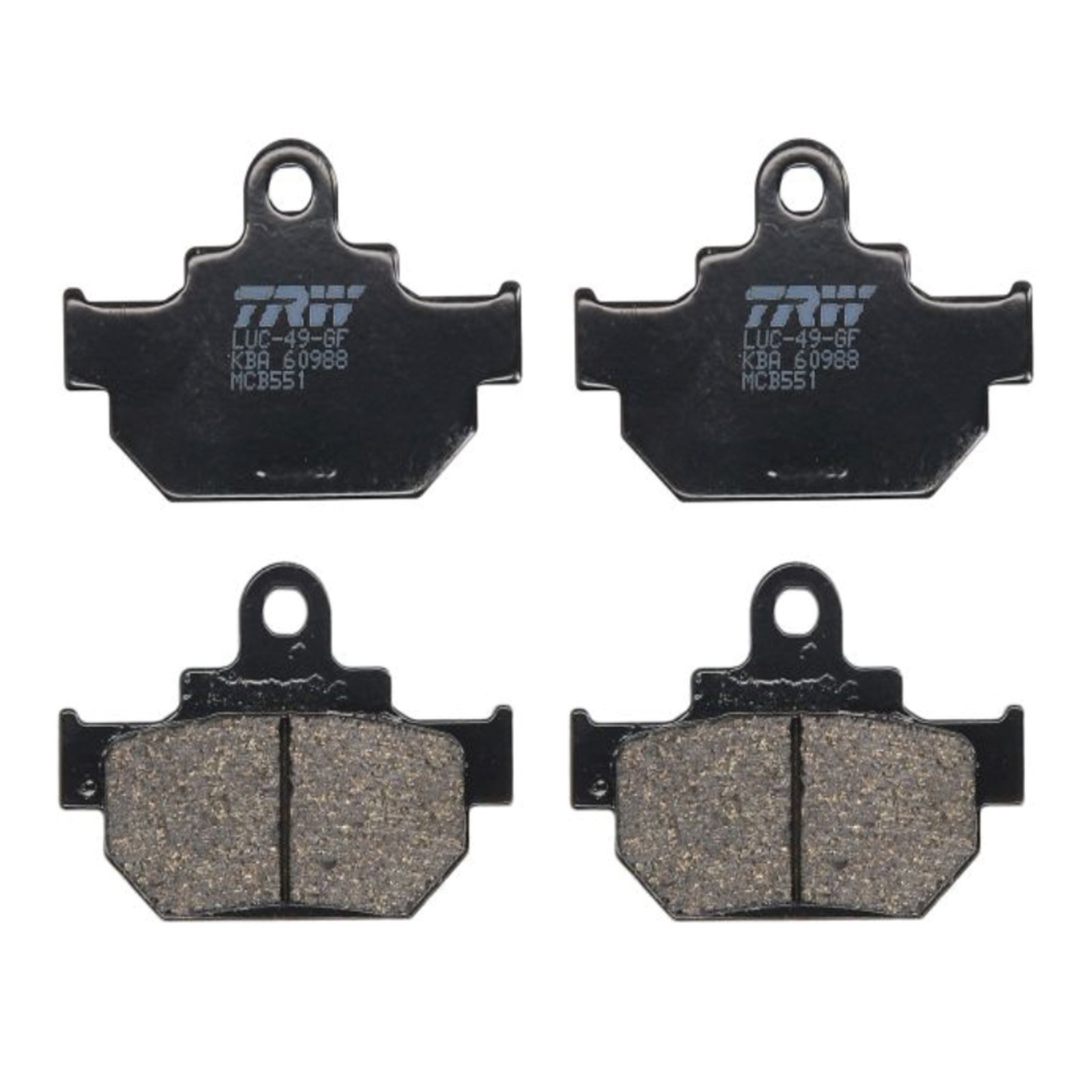 TRW MCB551 Bremsbelagsatz vorne für Suzuki DR600 R SN41A RU SN41A S SN41AD SU SN41AD