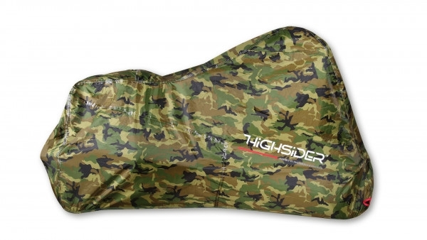 HIGHSIDER Motorrad Abdeckplane Camouflage, outdoor, XL