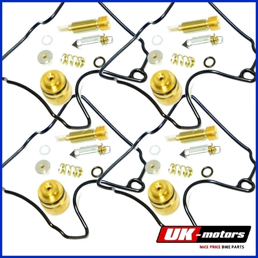 4x Vergaser Reparatursatz für Yamaha Thunderace YZF1000 R 1996-2002 4VD 4SV