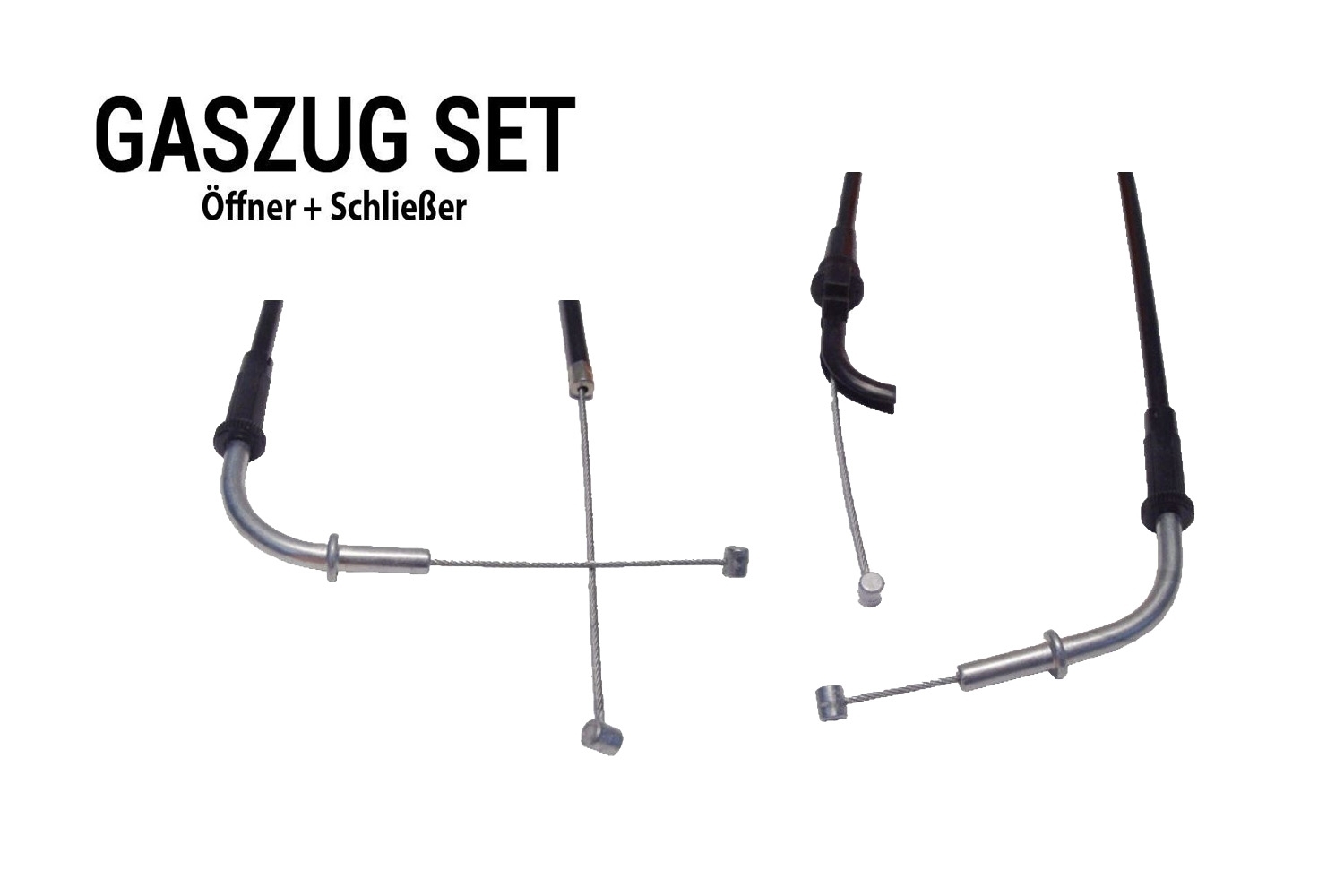 Gaszug Satz für Kawasaki ZZR 600 E 1993 - 2006 Öffner A + Schließer B