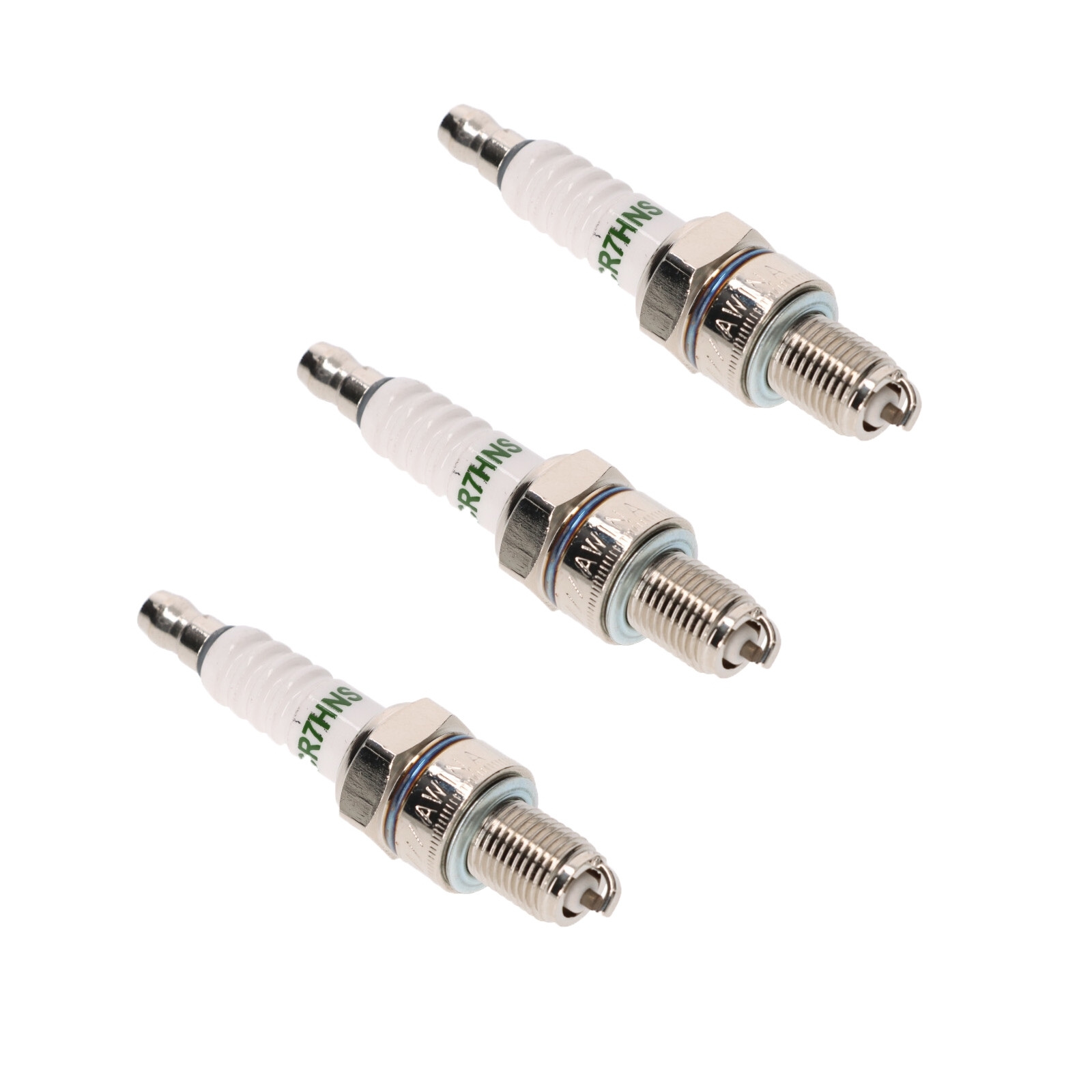 3x Zündkerze CR7HSA für 50/125/150ccm 4Takt Motorroller GY6 QMB QMA Motor