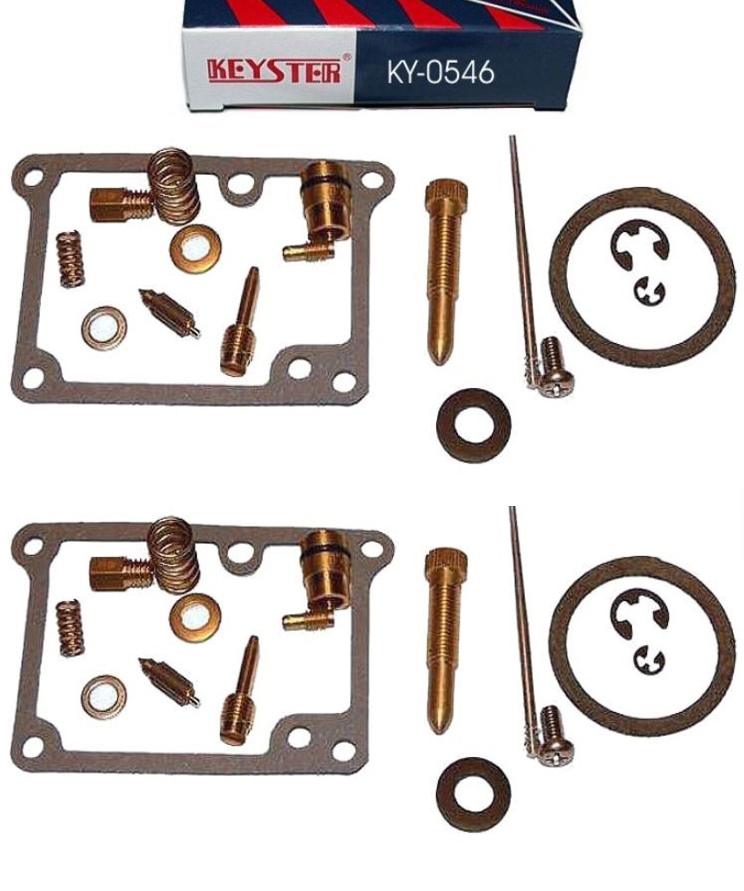 2x Keyster KY-0546 Vergaser Reparatursatz für Yamaha RD 350 LC 1980 Typ 4L0