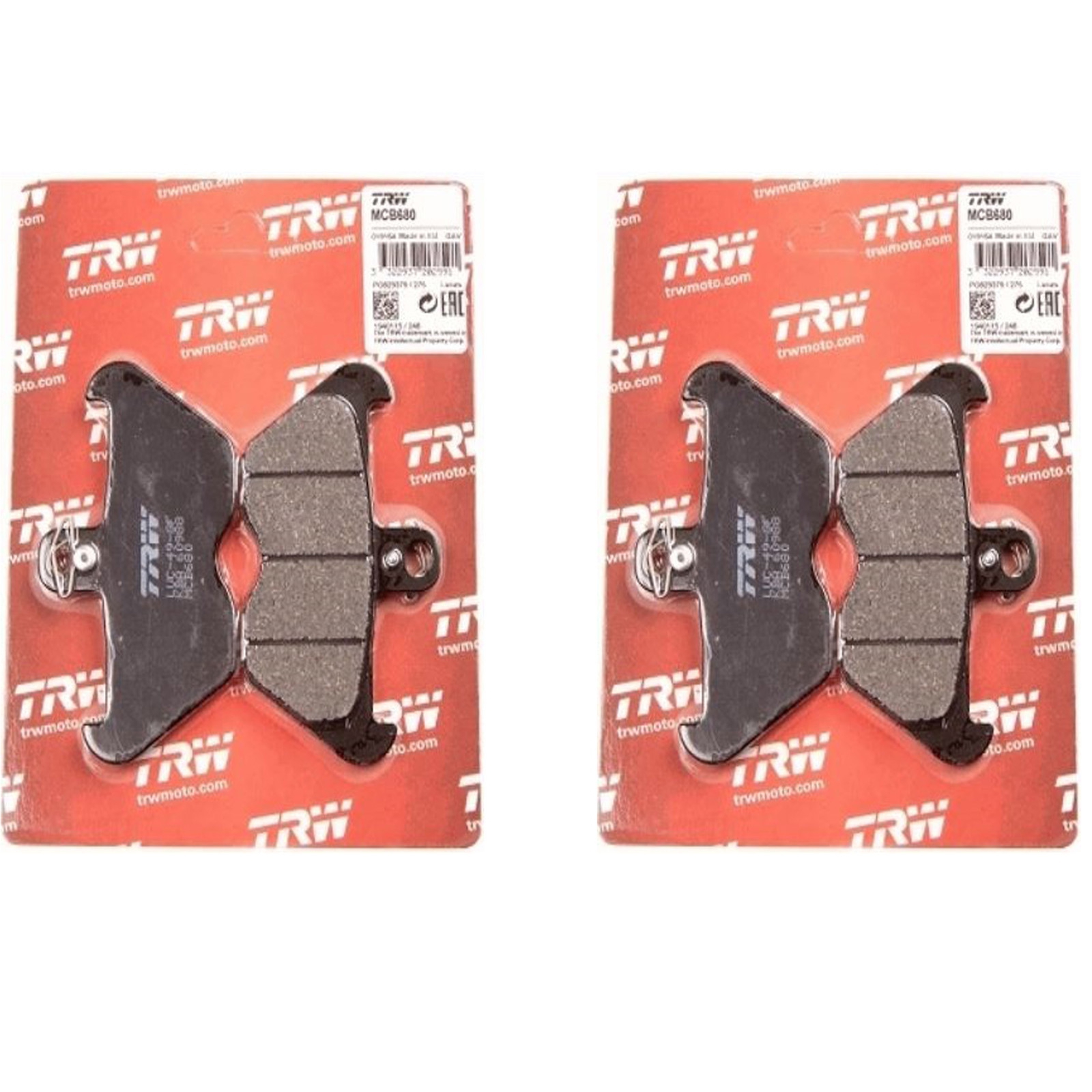 TRW MCB680 Bremsbelagsatz vorne komplett für BMW K100 K1200 K1 R1100GS R1150GS R1200C