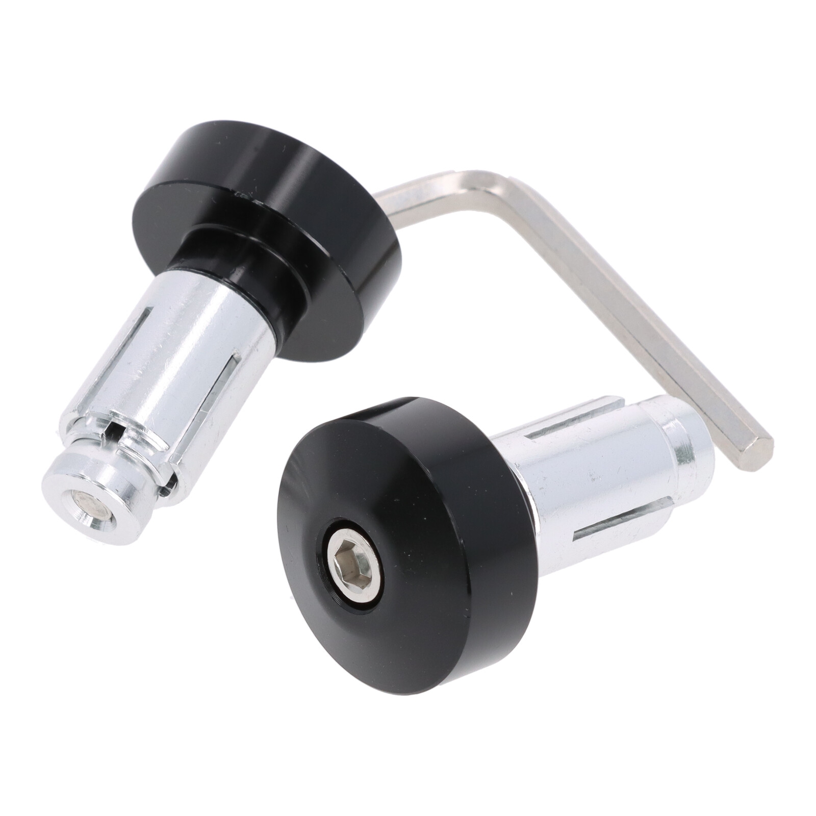 Lenkerenden Lenkergewichte schwarz 2x47g für Lenker 13-19 mm Motorrad Quad ATV