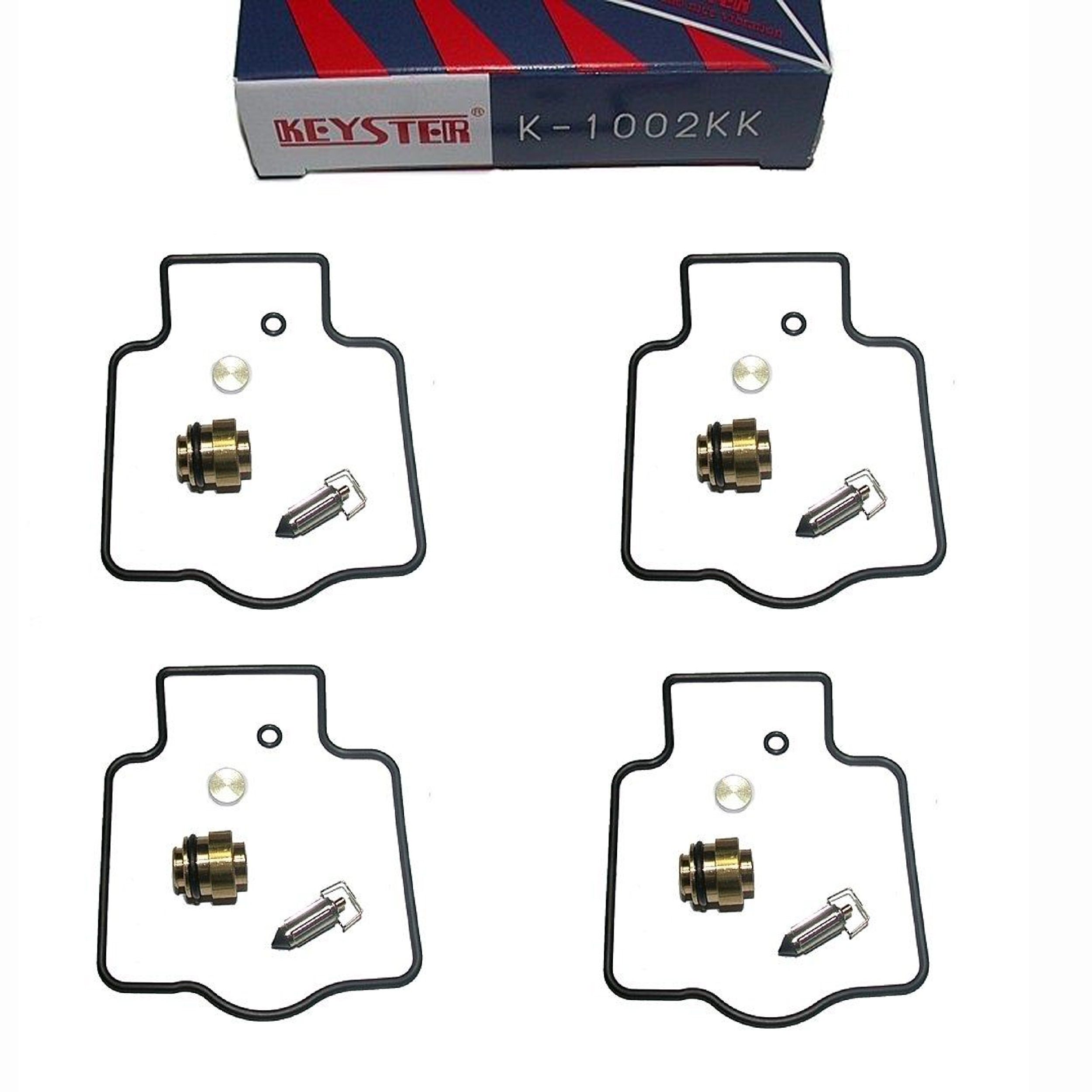 4x Keyster K-1002KK Vergaser Reparatursatz für Kawasaki ZX-6R 600 F Ninja 1995-1997