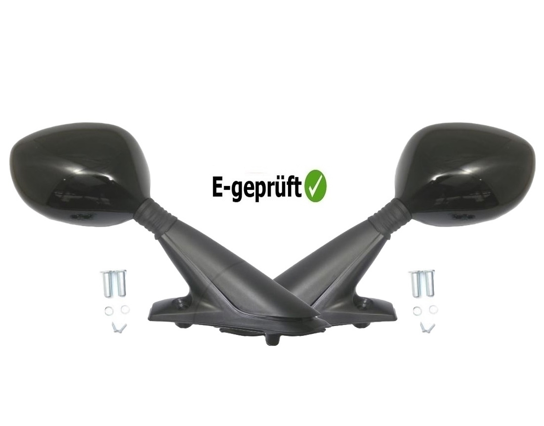 JMP Rückspiegel Paar für Piaggio XEvo 125 250 i.e 2007 - 2016 400 i.e 2007 - 2012