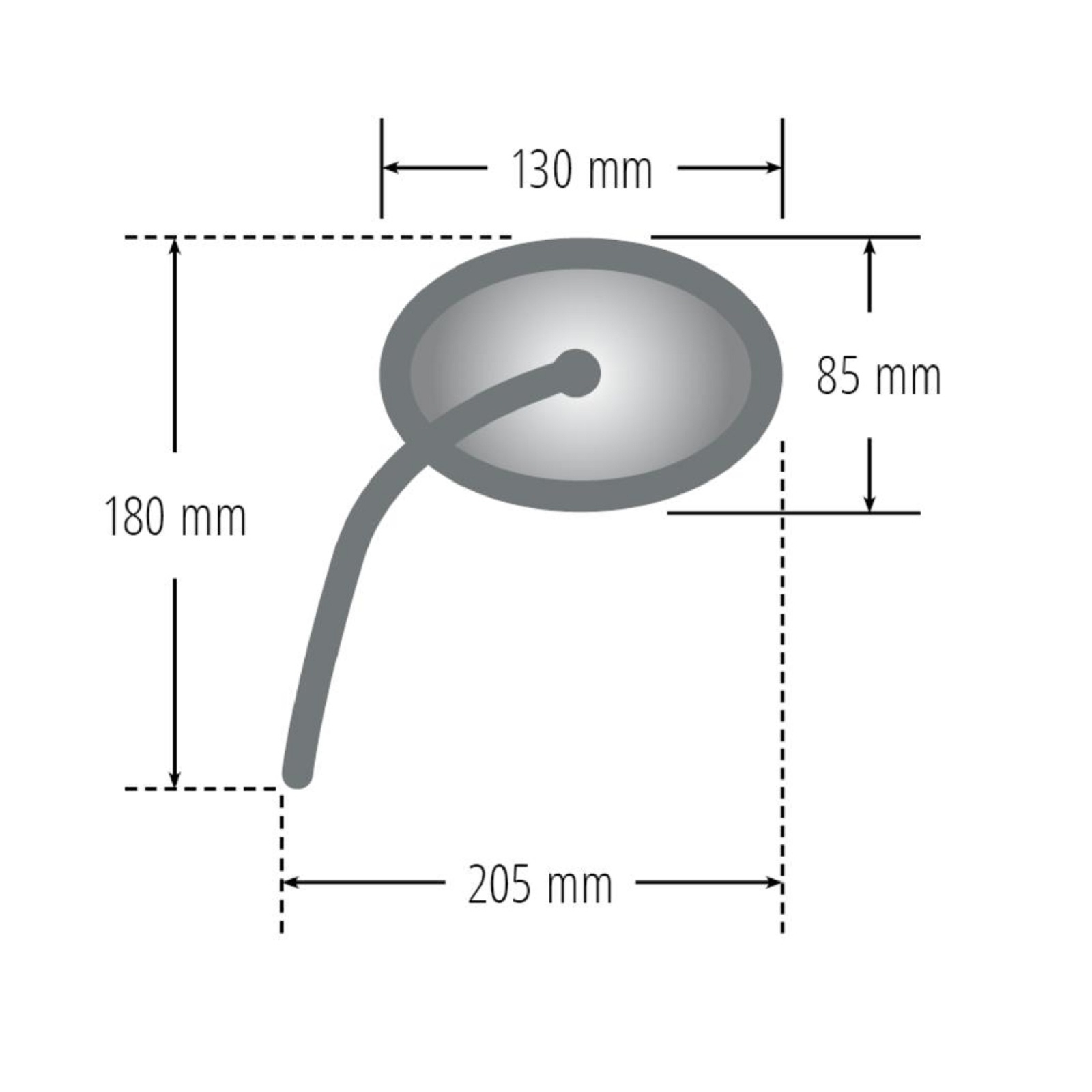 Spiegelpaar für viele Modelle verschiedene Adaptern Chrom