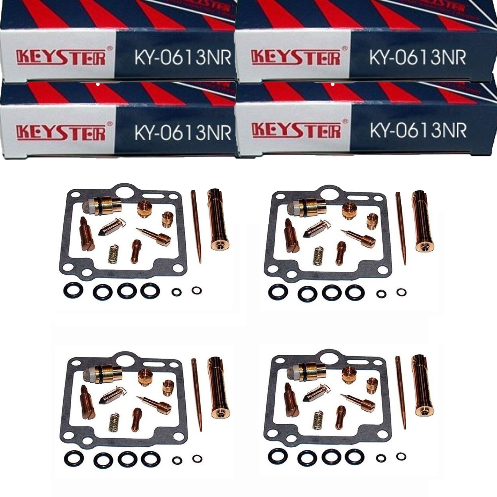 4x Keyster KY-0613NR Vergaser Reparatursatz für Yamaha XJ900 F 1991 - 1994 Typ 4BB