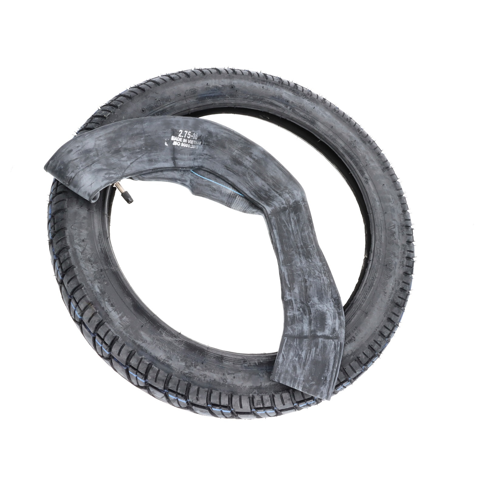 1x Reifen mit Schlauch 2.75-16 2 3/4x16 für Simson KR51 Schwalbe 41N Habicht Sperber S50 S51