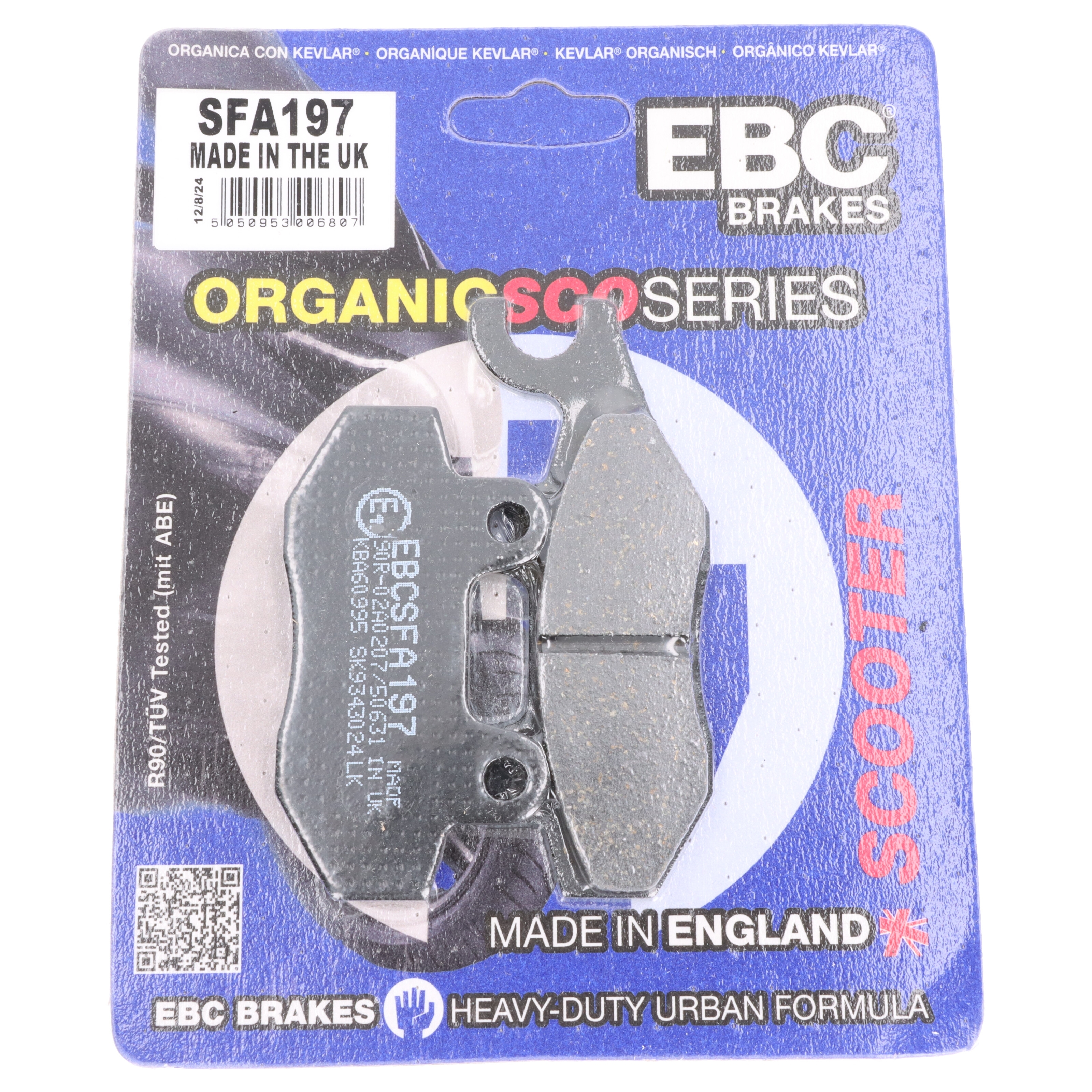 EBC SFA197 Bremsbelagsatz für Kymco Dink Classic Spacer Yager Bet & Win vorne + hinten