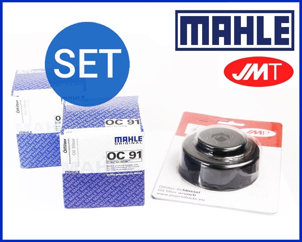 2x Ölfilter OC91 plus Ölfilterschlüssel für BMW R 850 1100 1150 GS K 75 100 1100