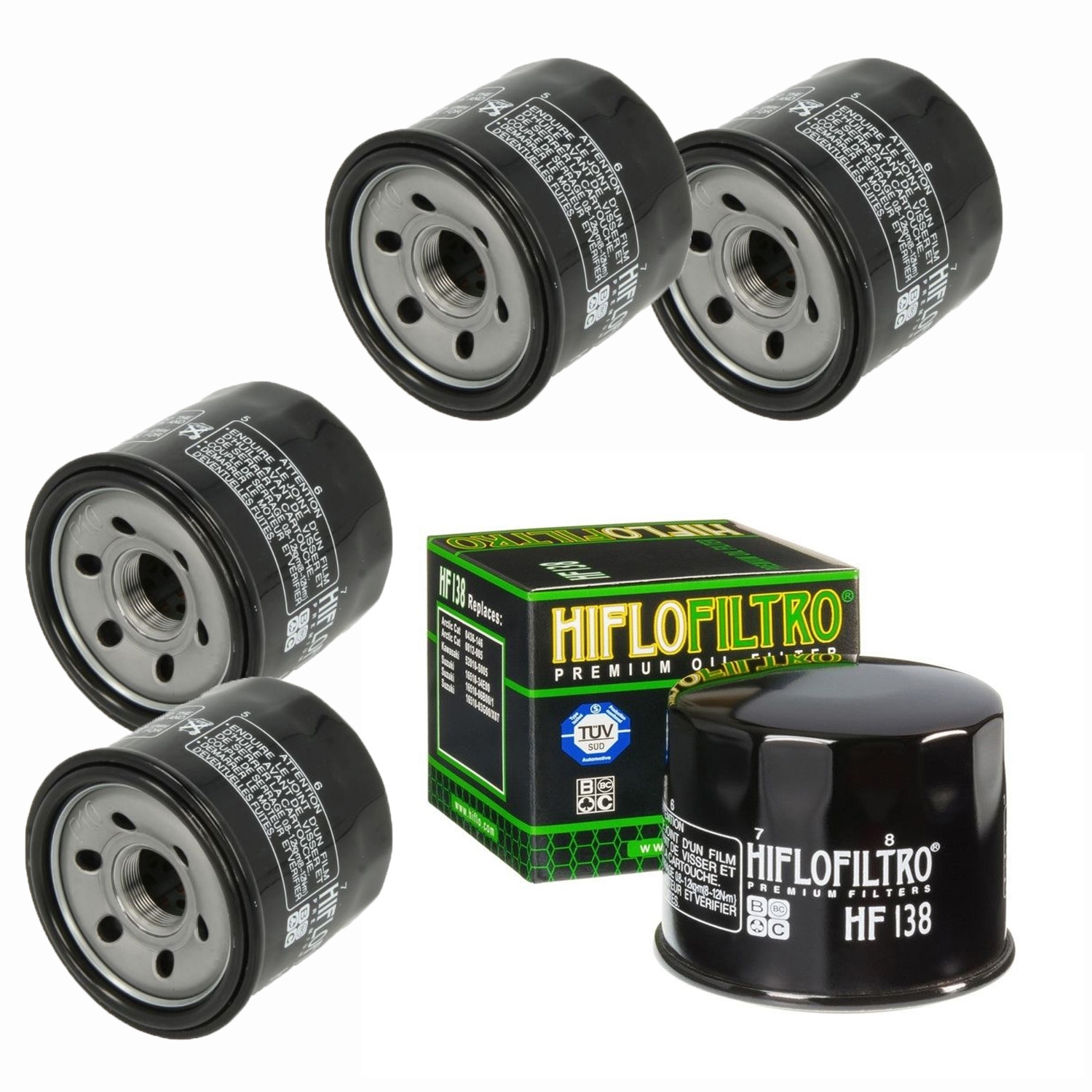 5x HIFLO Ölfilter HF138