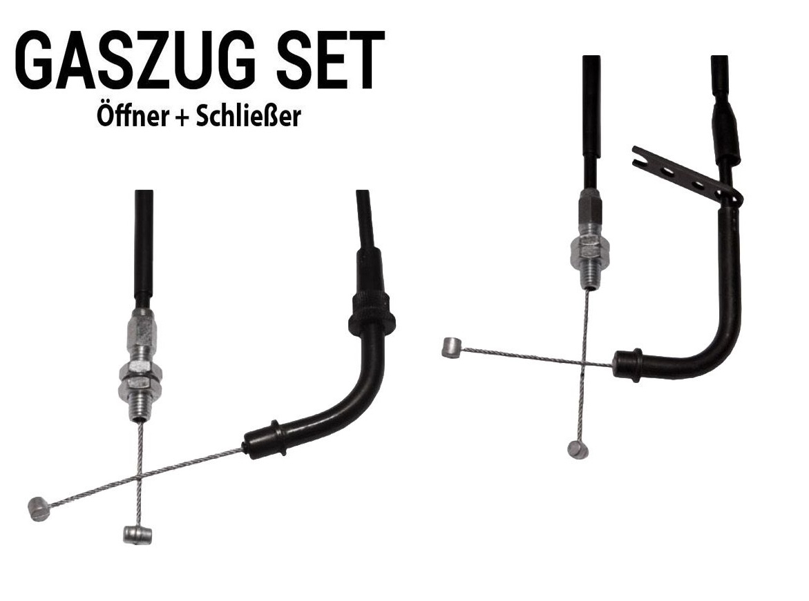 Gaszug Set Öffner + Schließer für GSR 600 U/A ABS/UA ABS