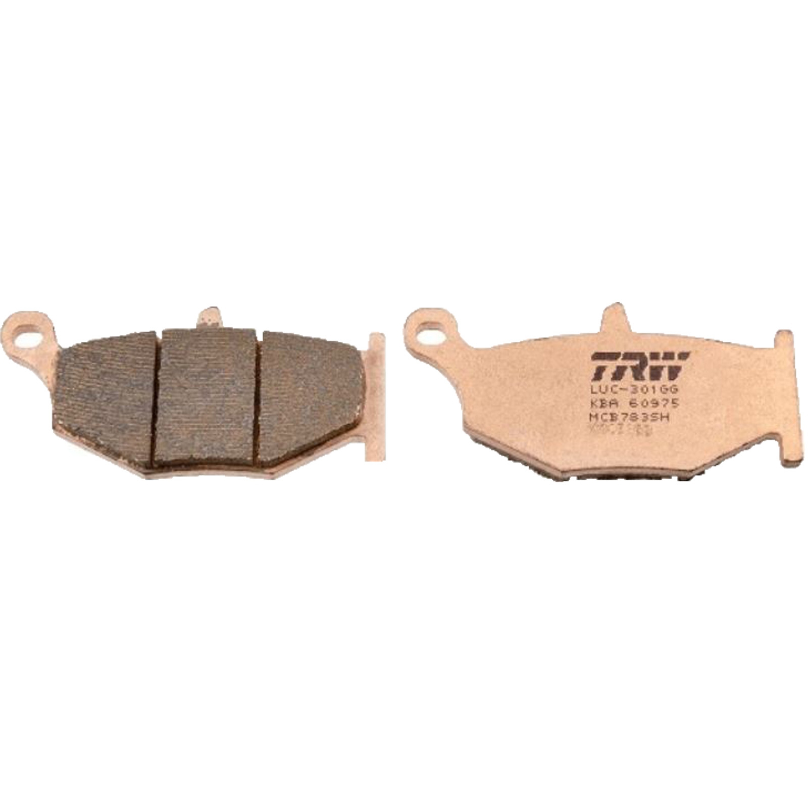 TRW MCB783SH Sintermetall Bremsbeläge hinten für Suzuki GSX-R600 GSX-R 750 DL1000 GSR600 GSX1300