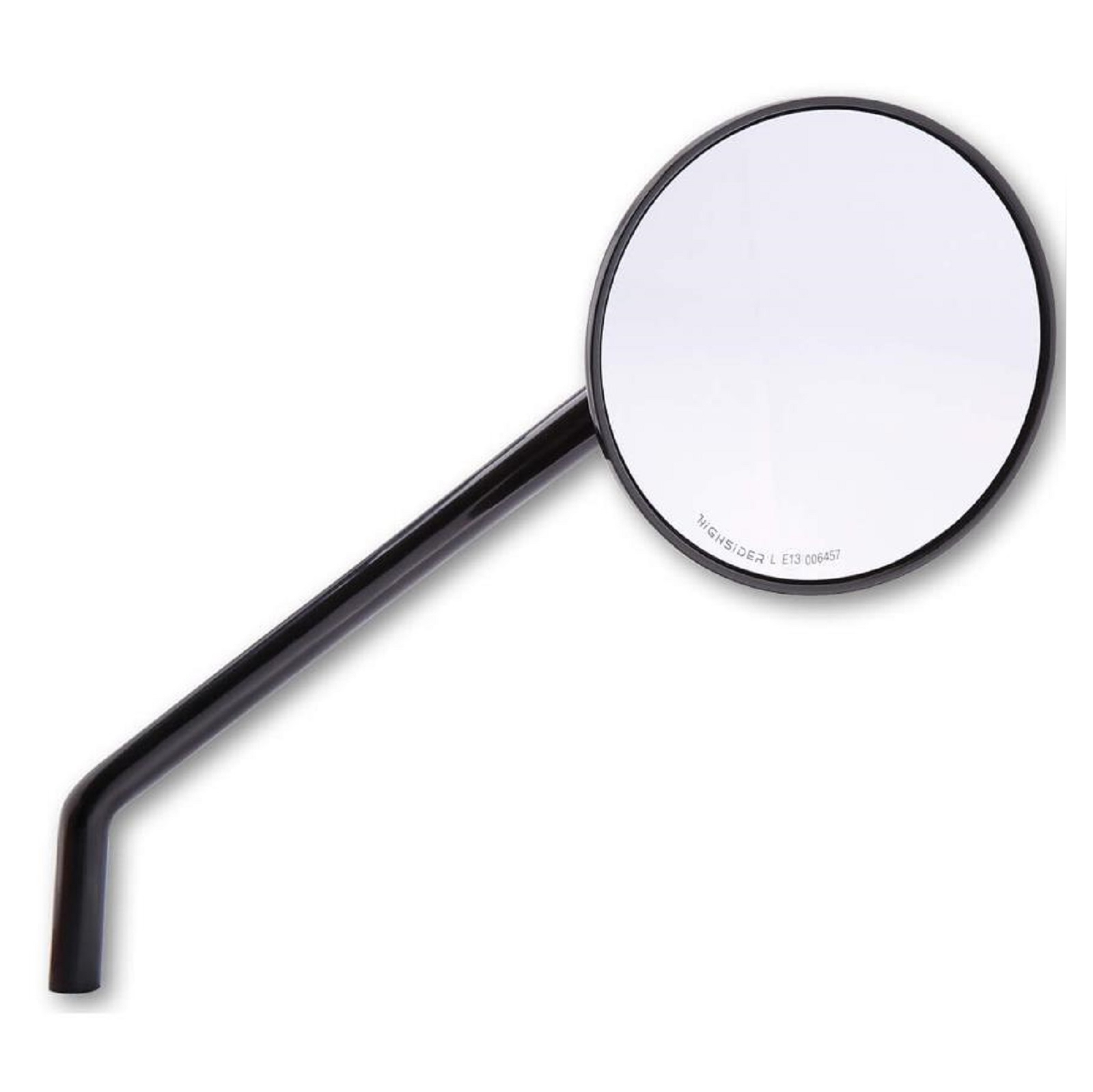 Spiegelpaar universell für viele Fahrzeuge aus Aluminium in schwarz mit M10 Gewinde Beidseitig montierbar