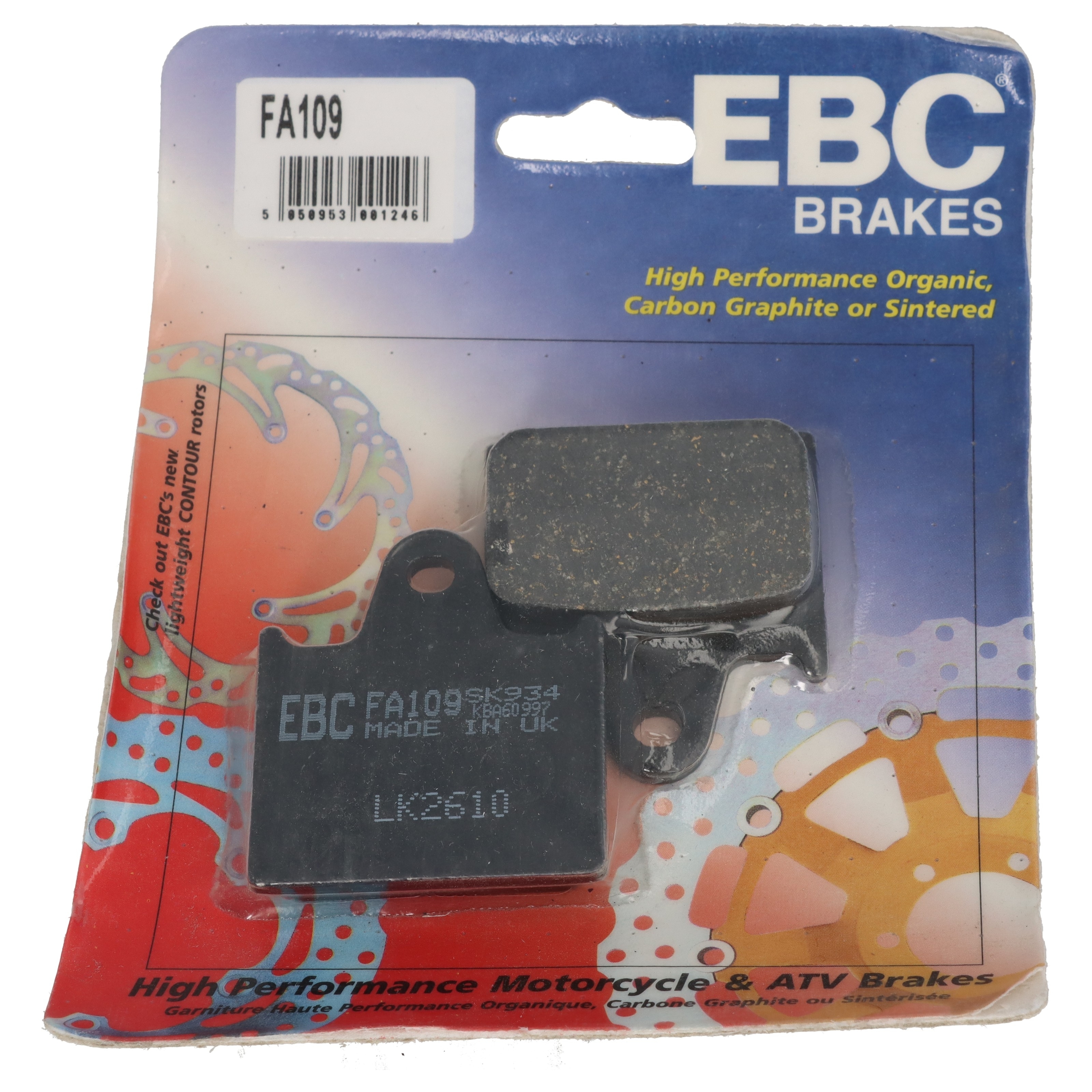 EBC Blackstuff Bremsbeläge hinten FA109 für Honda VF 1000 RE RF RG SC16