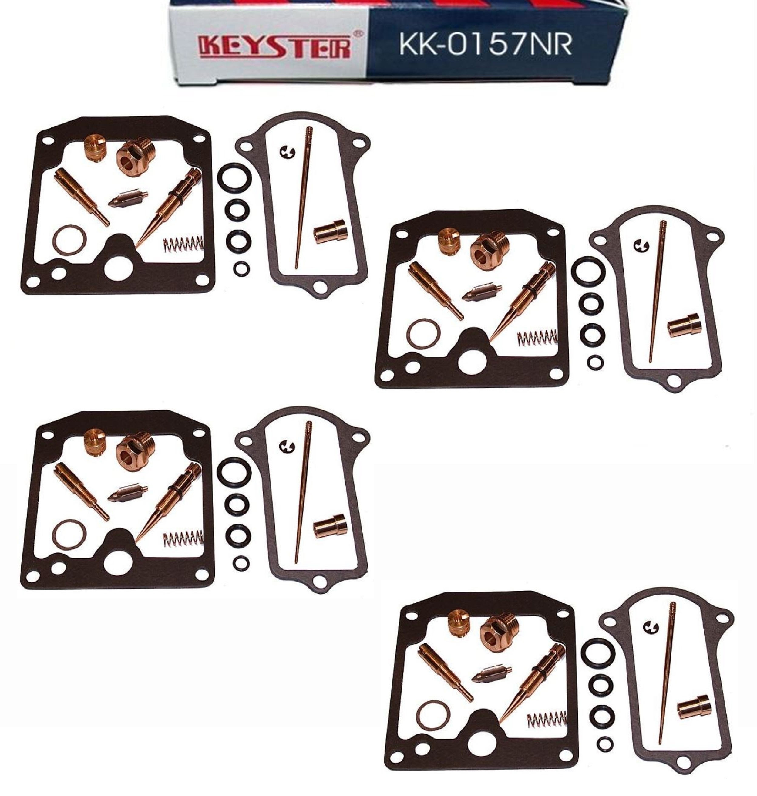 4x Keyster KK-0157NR Vergaser Reparatursatz für Kawasaki Z 1000 A 1977 KZT00A