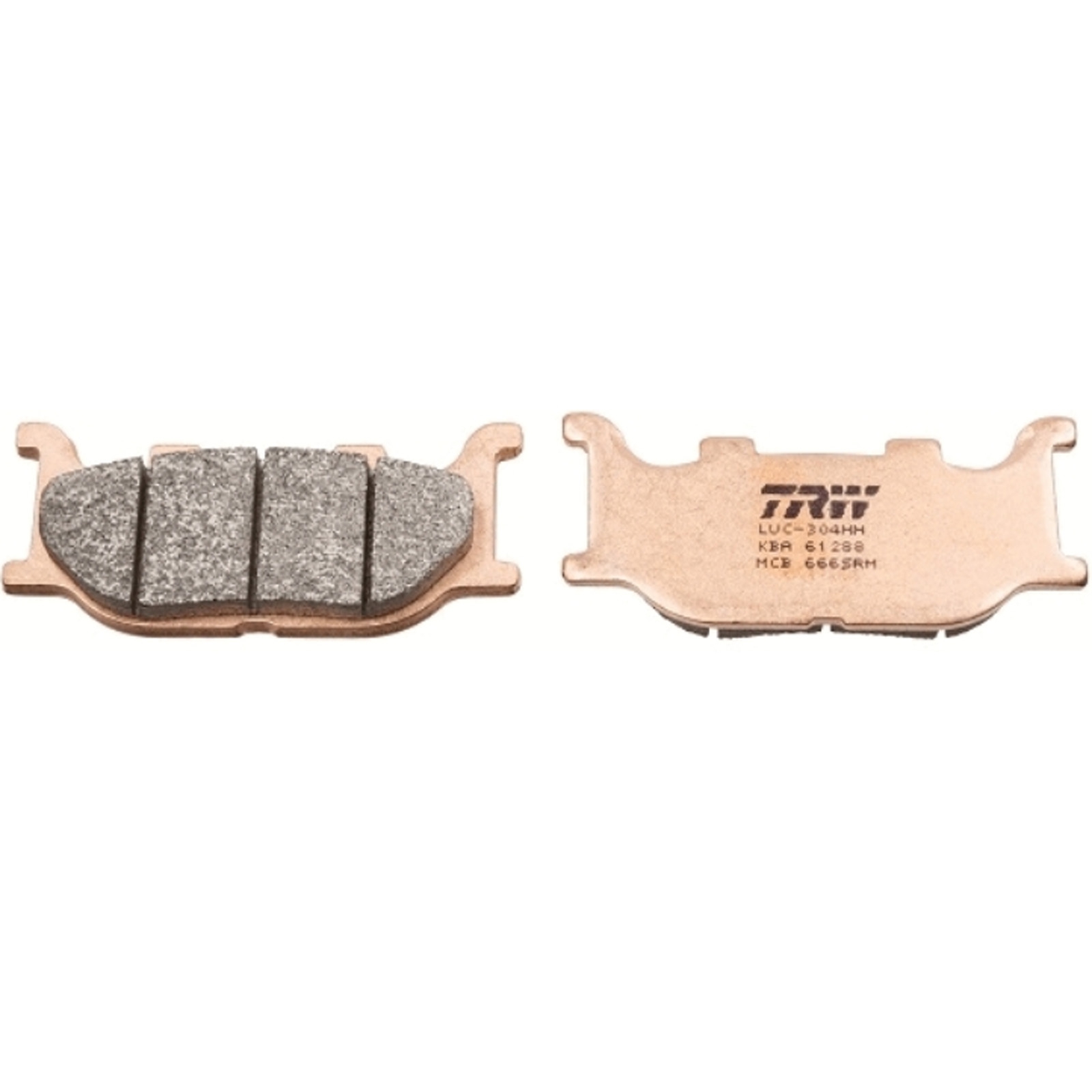 TRW MCB666SRM Sintermetall Bremsbeläge vorne für Yamaha Majesty YP250 YP400 TMax XP500 Italjet Jupiter