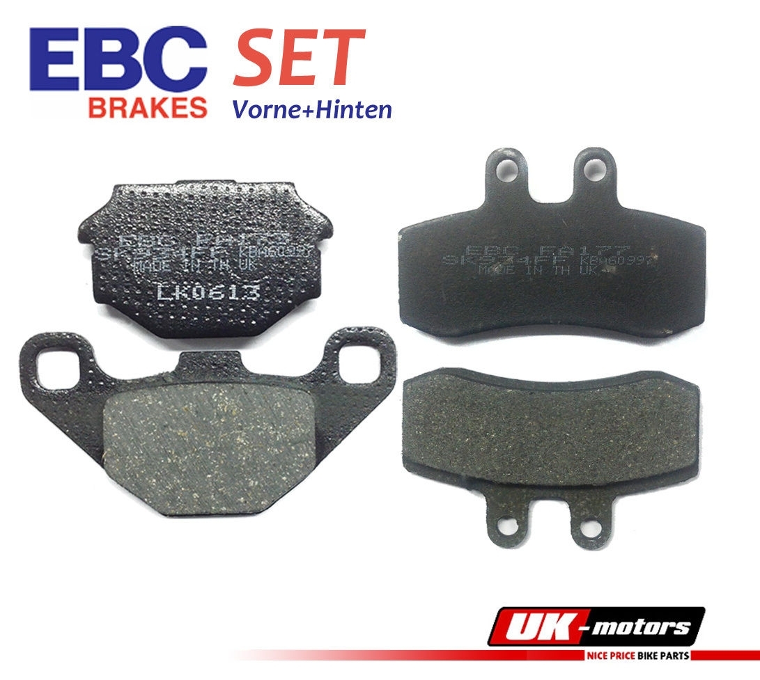 EBC Bremsbeläge SET Vorne + Hinten für Aprilia Pegaso 650 91-96 FA173 + FA177