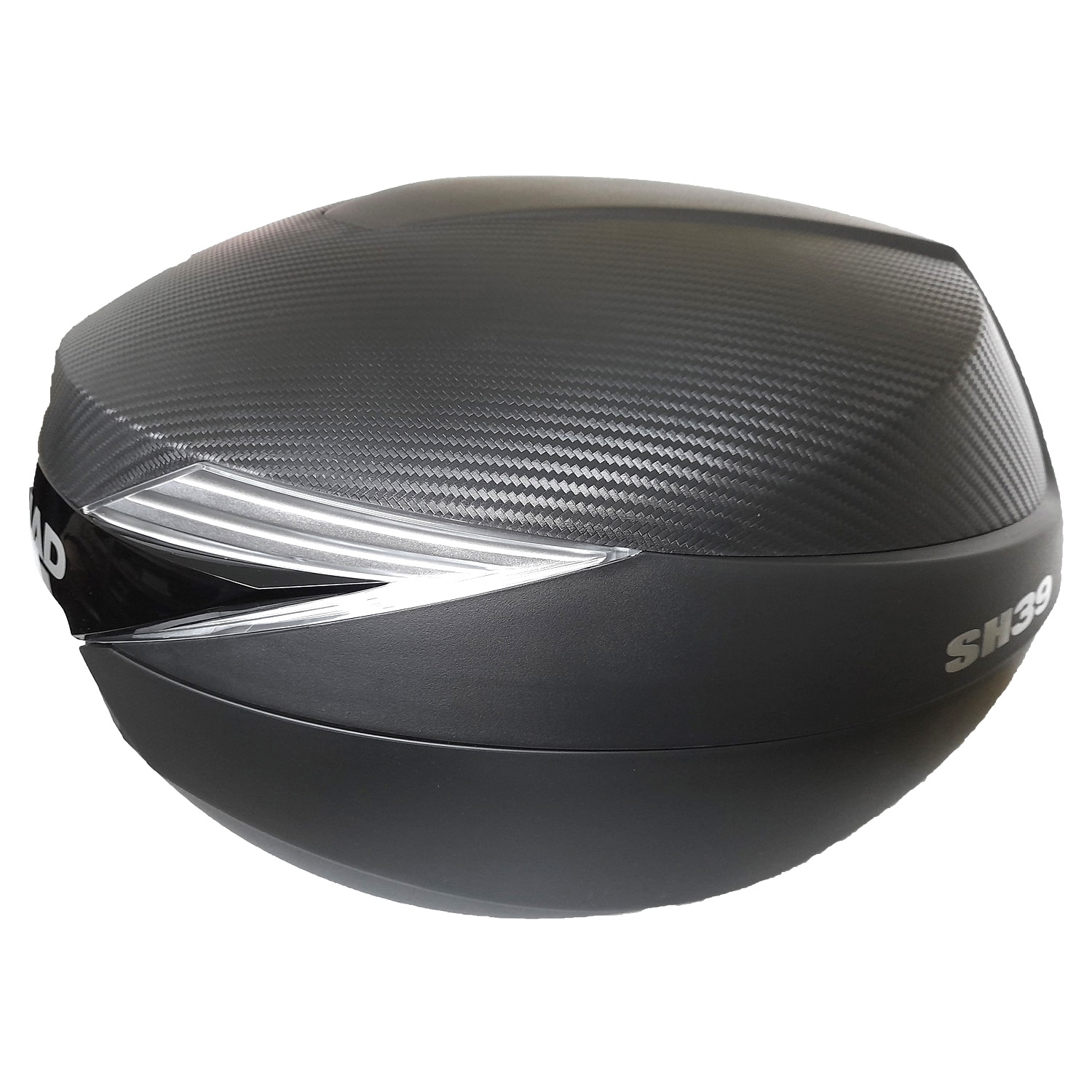 SHAD SH39 Motorrad Topcase carbon 39 Liter D0B39106 mit Trägerplatte
