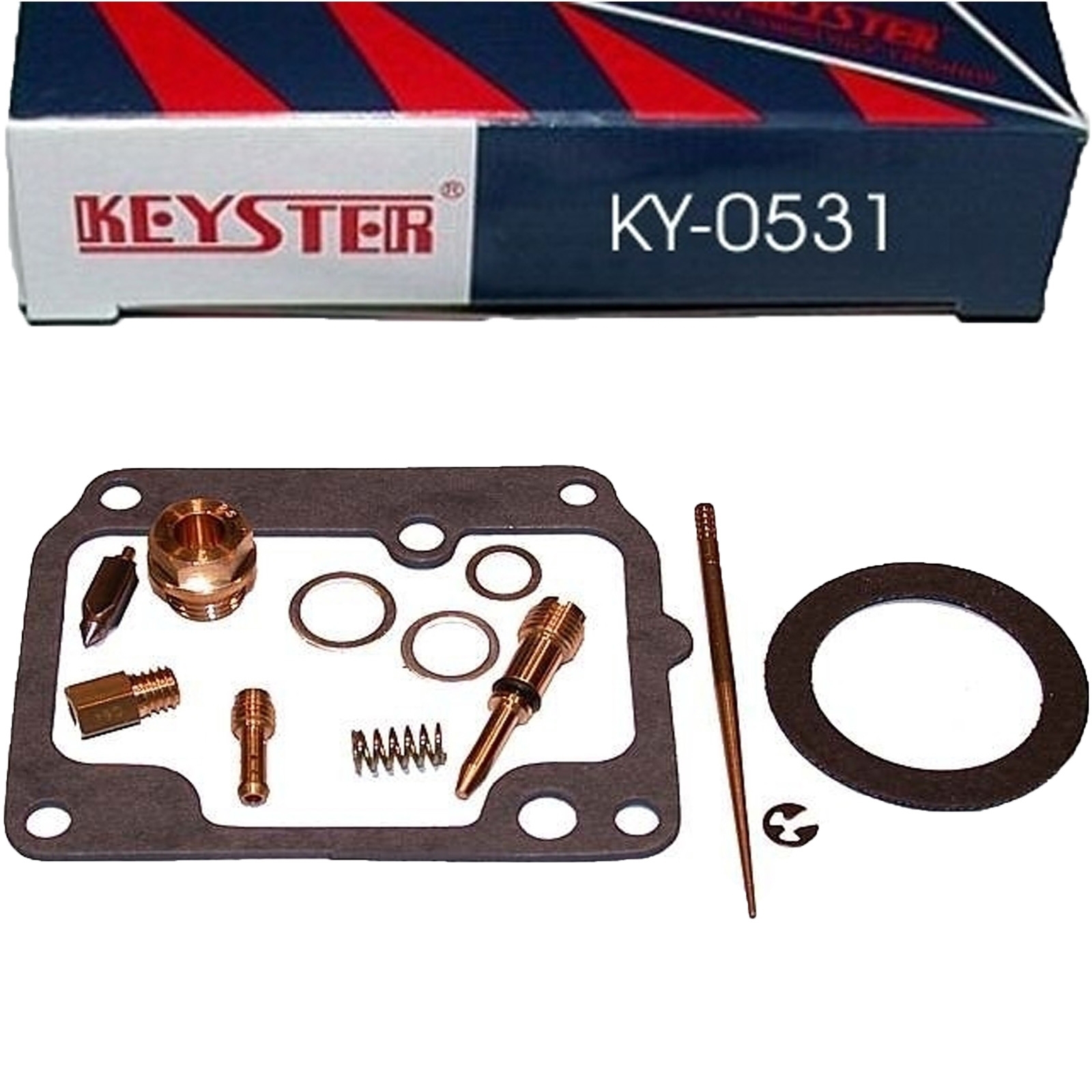 2x Keyster KY-0531 Vergaser Reparatursatz für Yamaha RD400 1A3 1978 - 1979