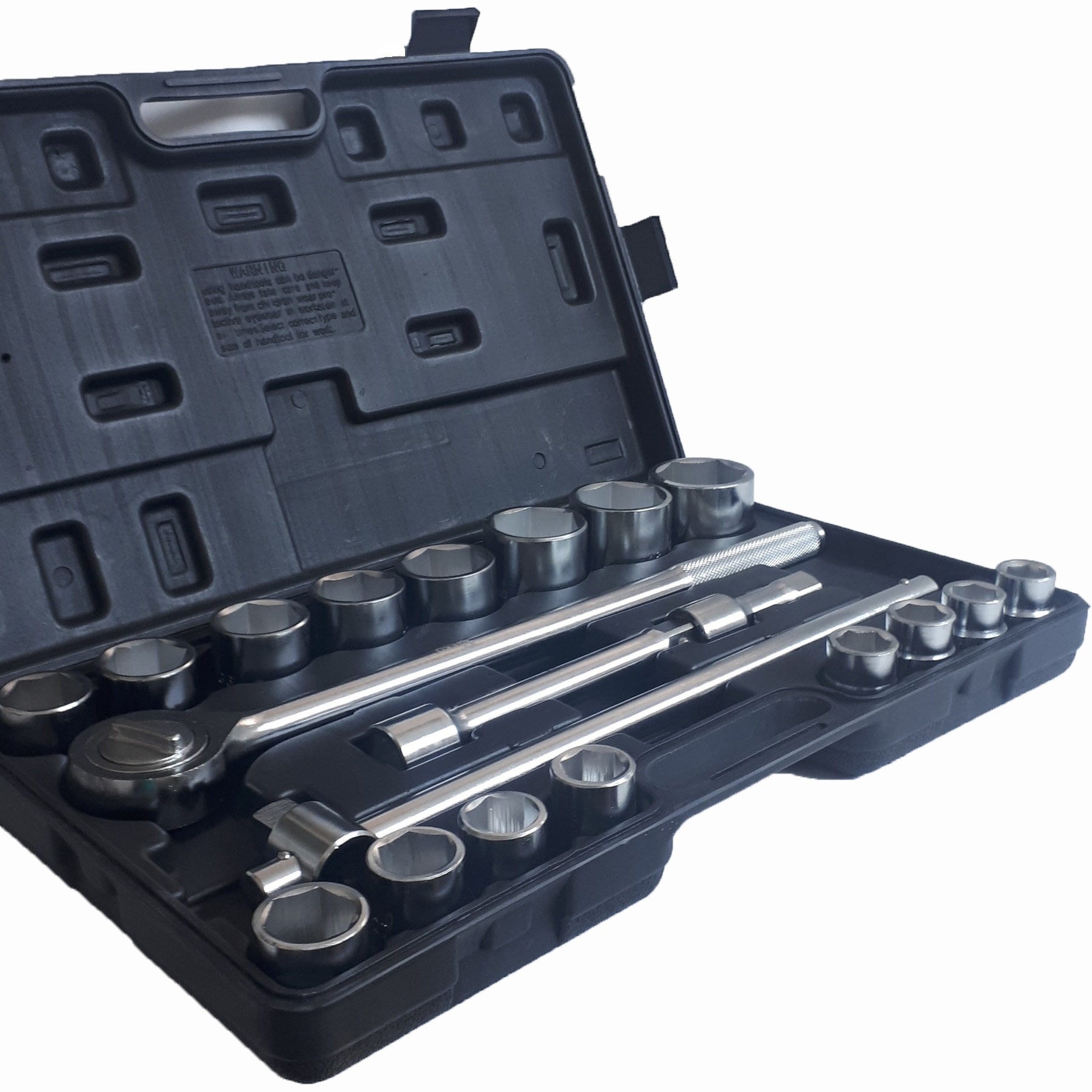 Ratschekasten Steckschlüsselsatz 3/4" Ratschenkasten 20-tlg. Set 6 - Kant Nüsse