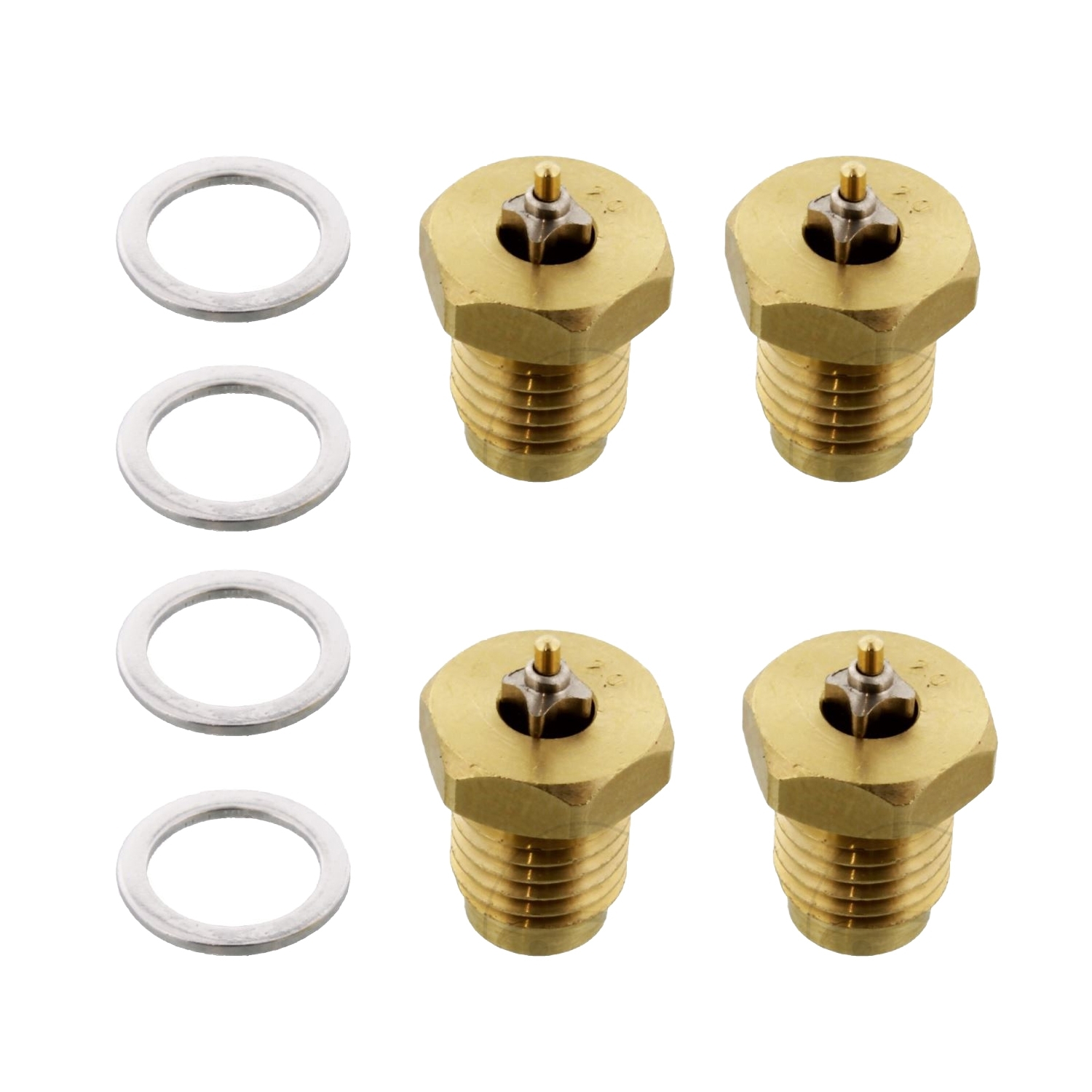 4X Vergaser Schwimmernadel m. Sitz für Yamaha RD 125 SR 125 RD125 DX SR125 SR