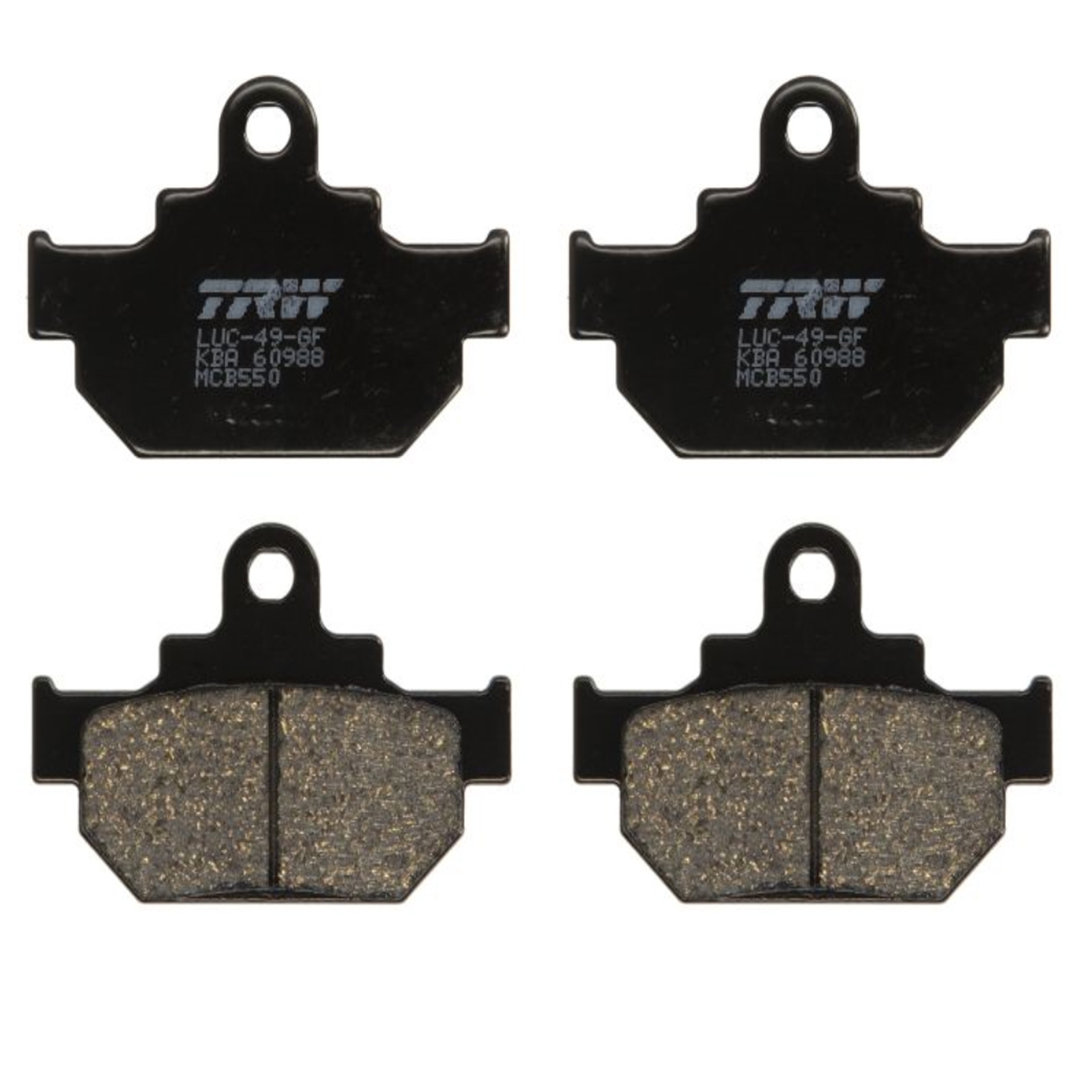 TRW MCB550 Bremsbelagsatz vorne für Suzuki Savage LS650 1986 - 2000 Flachlenker Hochlenker