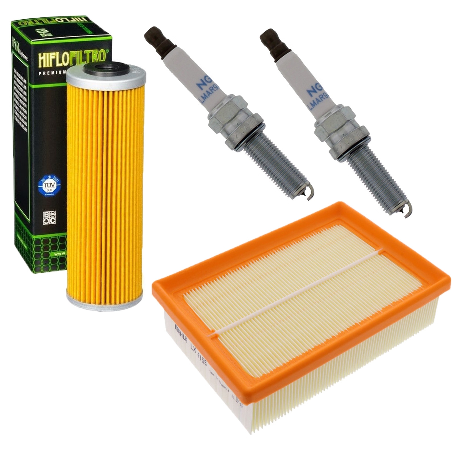 Inspektionskit für KTM Adventure Duke 790 2018-2021 Duke 890 2020-2023 Luftfilter Ölfilter Zündkerzen