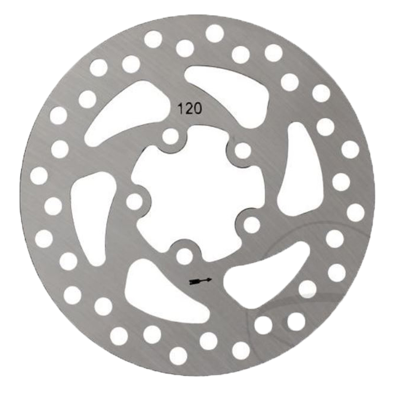 5-Loch Bremsscheibe für E-Scooter Elektroroller Pushbike Xiaomi Durchmesser 120mm