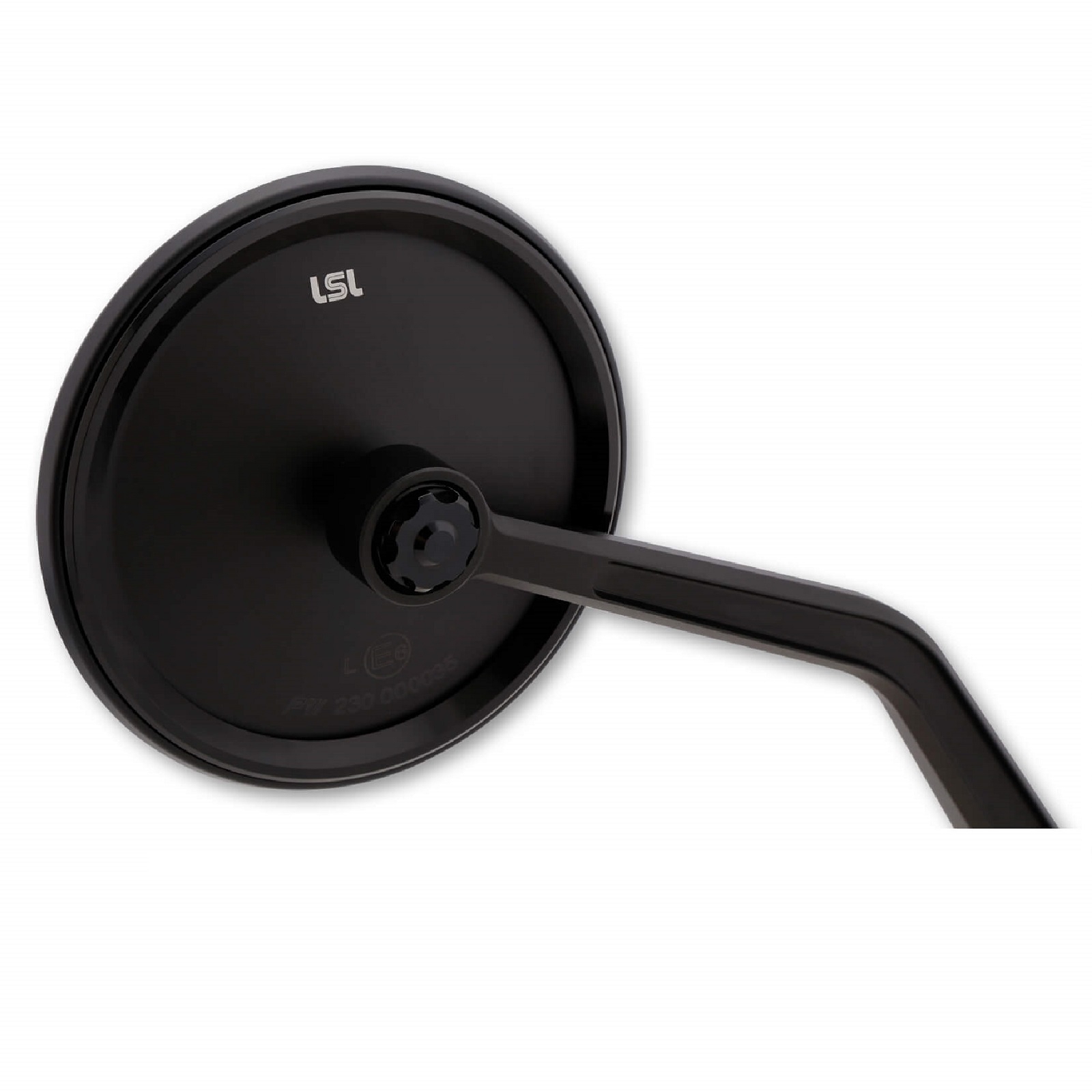 Spiegelpaar passt für viele Fahrzeuge aus Aluminium in schwarz mit M10 Gewinde Beidseitig montierbar