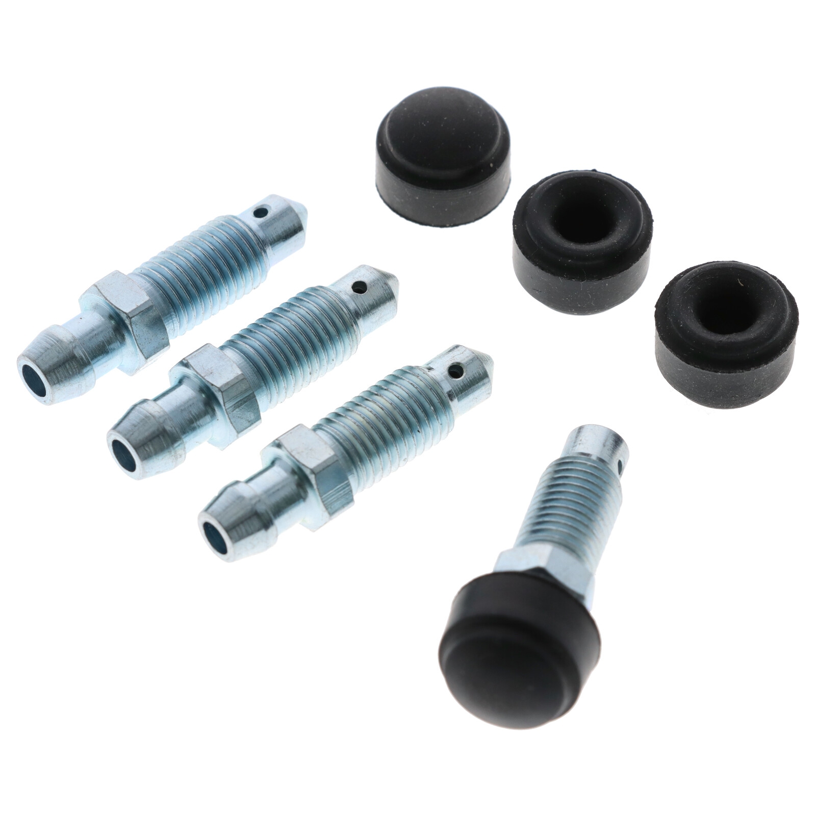 4x Quick Brake QB0090-4 Bremssattel Entlüfterschraube Entlüftungsventile M8x1x33.5 mit Kappen