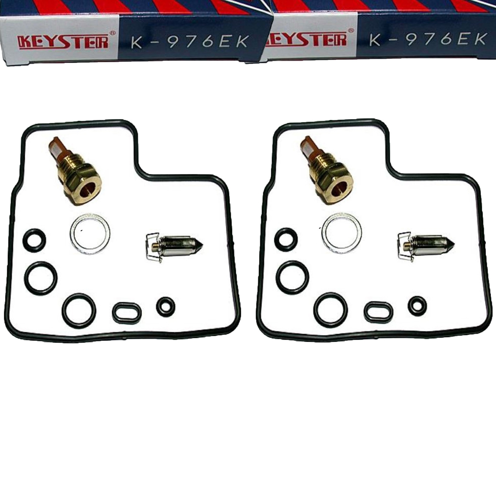 2x Keyster K-976EK Vergaser Reparatursatz für Honda NTV650 VT750 VT800 VT1100C Shadow