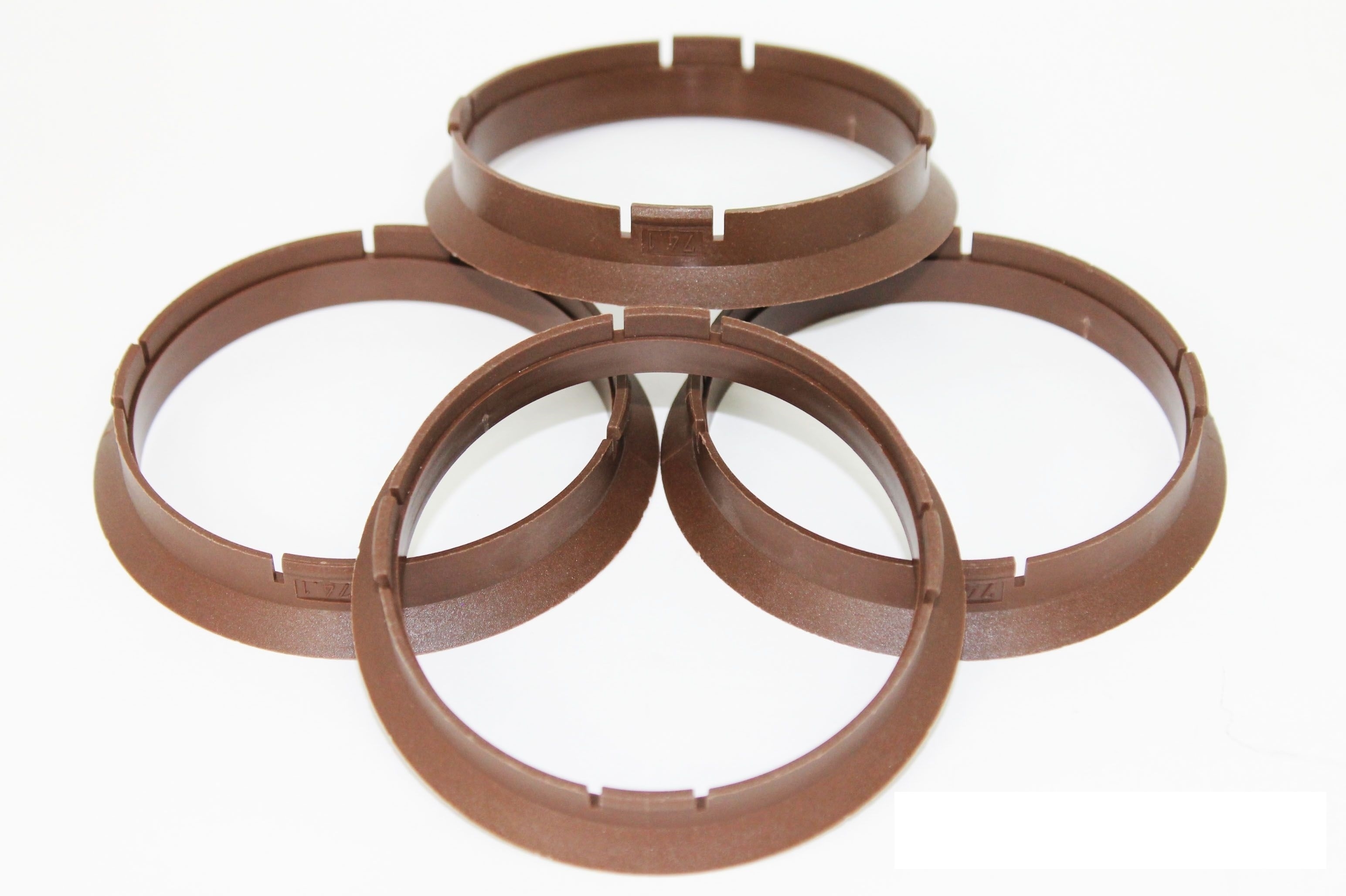 4x Felgen Zentrierring S78 BRAUN 74,1mm x 70,1mm