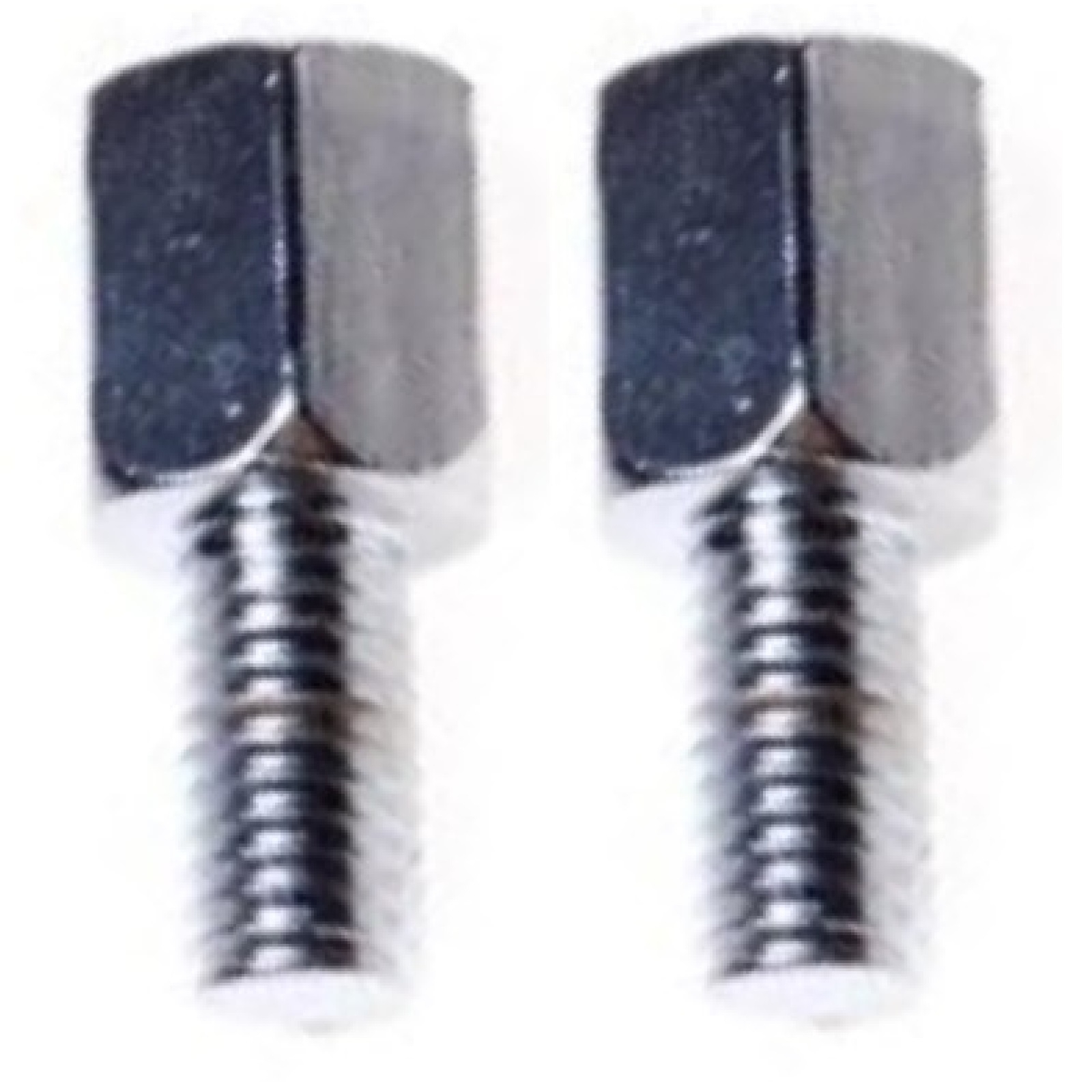 2x Spiegeladapter chrom M8 Rechts auf M8 Links Spiegel Gewinde Adapter