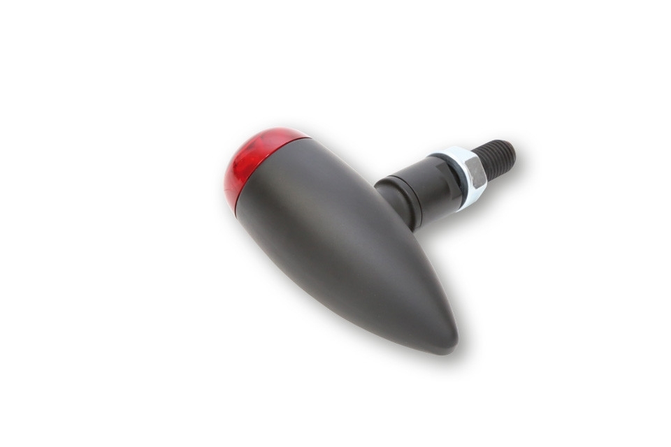 HIGHSIDER LED-Rücklicht MICRO-BULLET rotes Glas