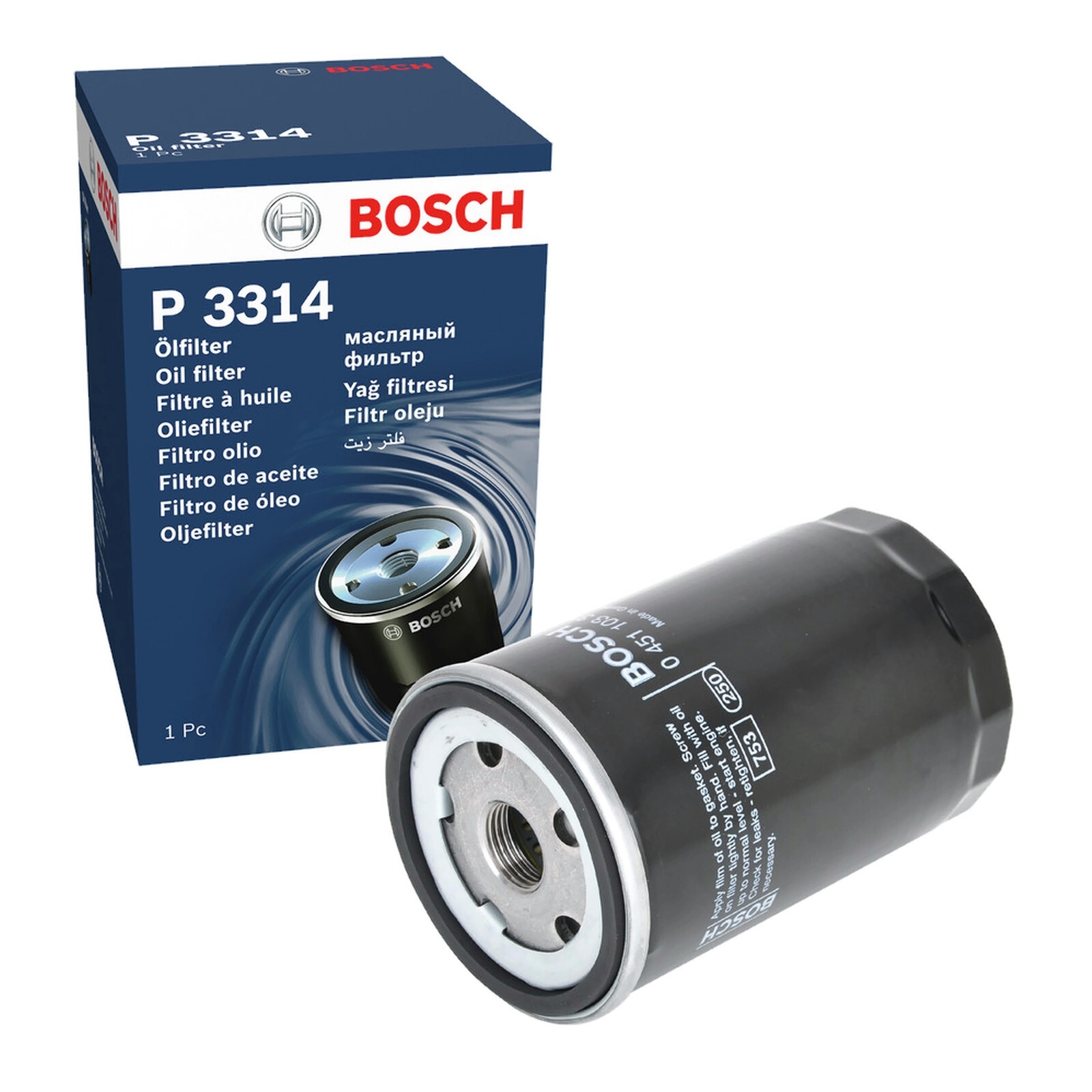 BOSCH 0451103314 Ölfilter für Audi VW Ford Seat Skoda 80 B3 200 C3