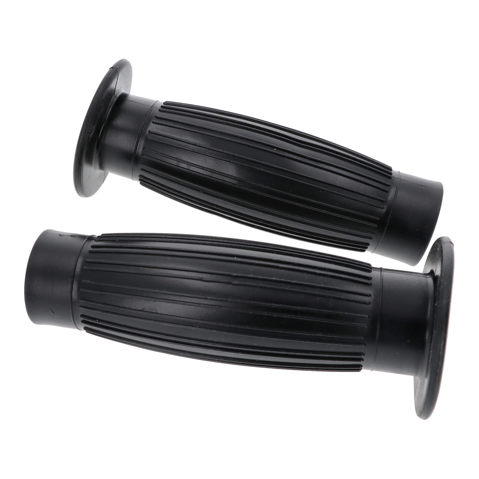 Retro Lenkergriffe Motorradgriffe Griffe Lenker 22mm Schwarz Bobber Cafe Racer 2