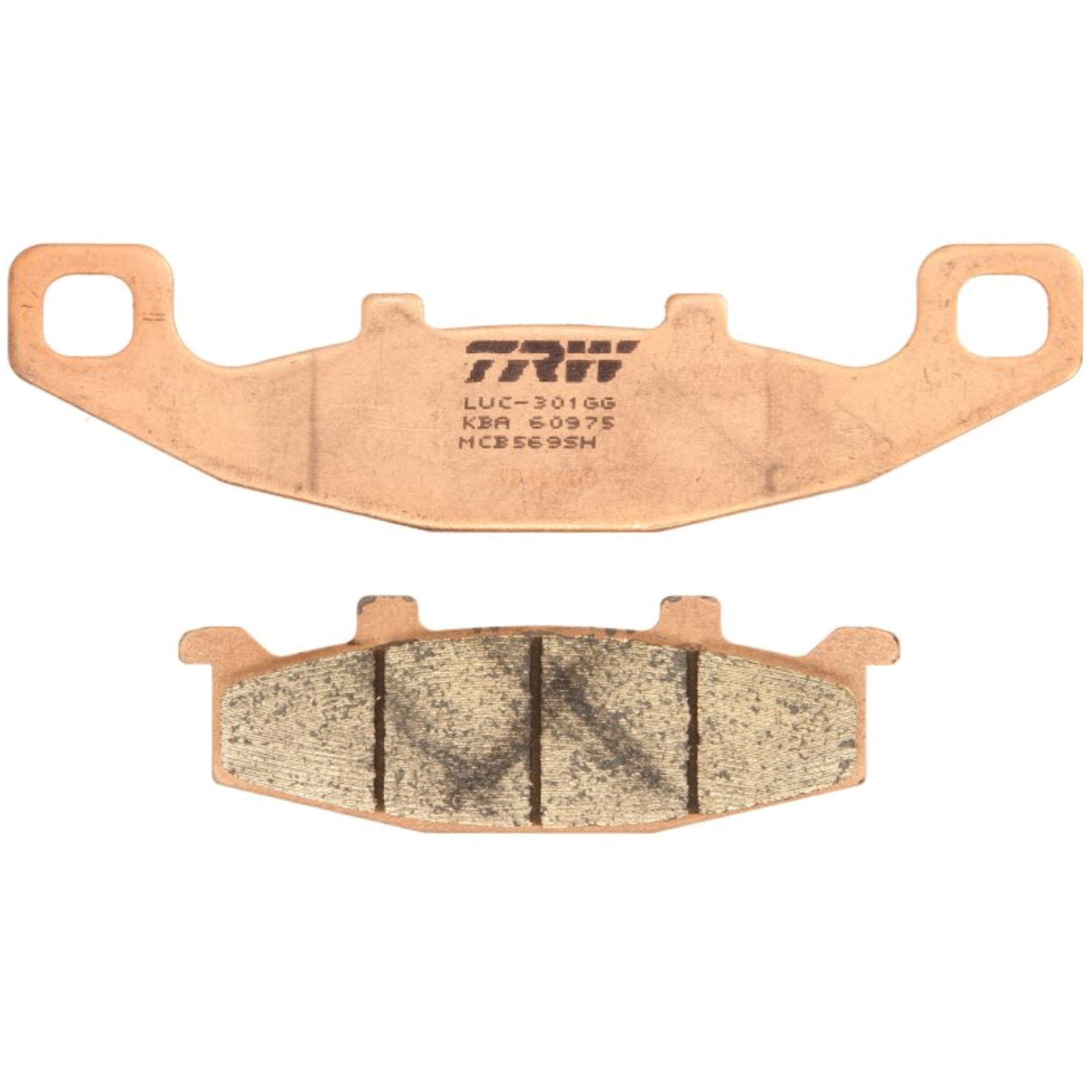 TRW MCB569SH Sintermetall Bremsbeläge hinten für Kawasaki GPX ZZR ZR750 C Zephyr ZX-10 Tomcat