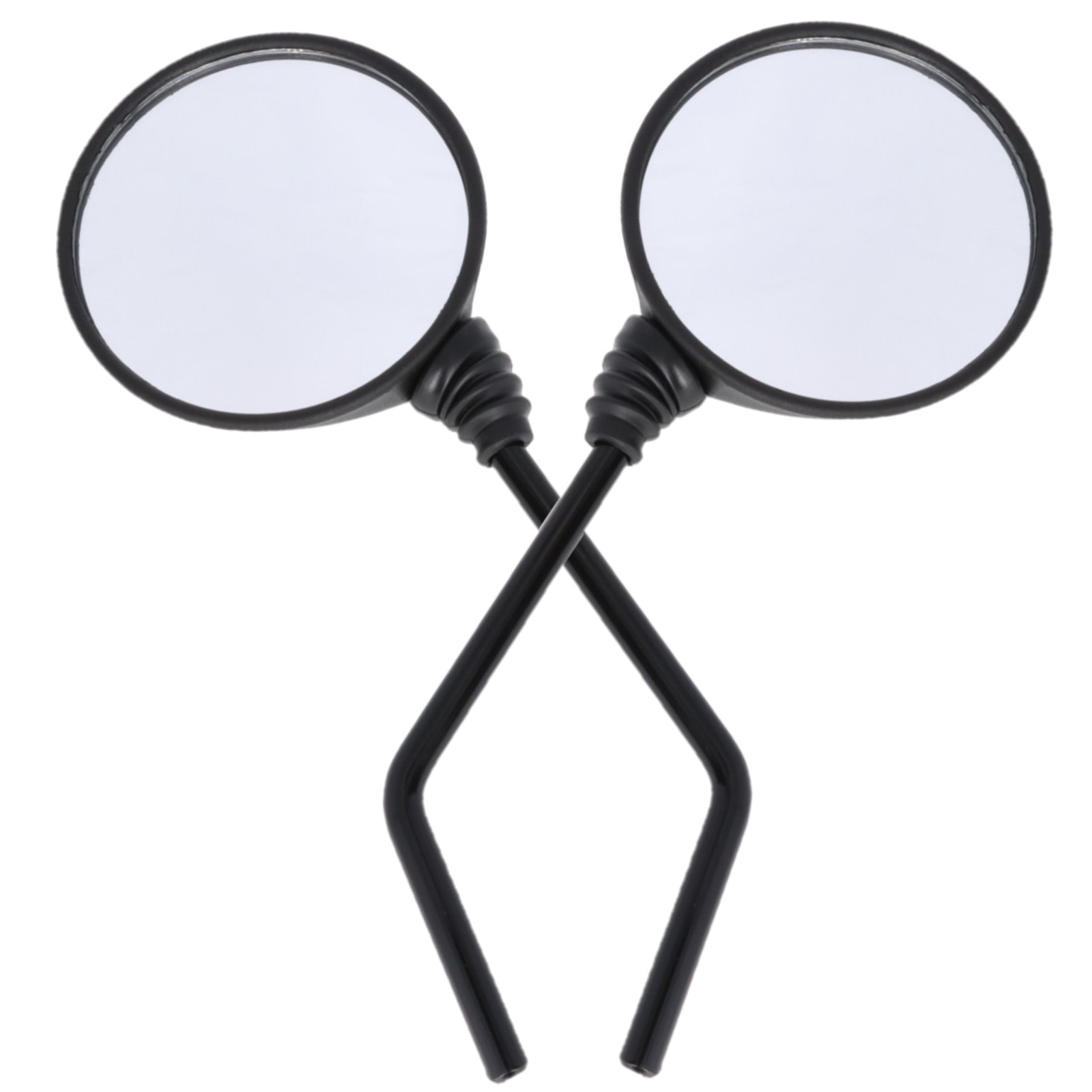 Spiegelpaar für Aprilia MX 50 2003-2004 125 2004-2007 Rally 50 1996-1999 RX 50 1998-2006 in schwarz mit e-geprüft