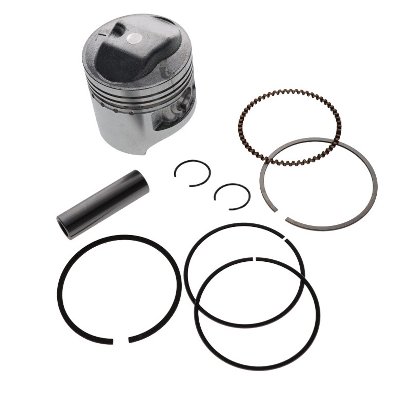 Kolbensatz für Suzuki GN125 GN 125 GS125 GZ125 TU125 DR Marauder Ø 57mm Kolben Kolbenringe