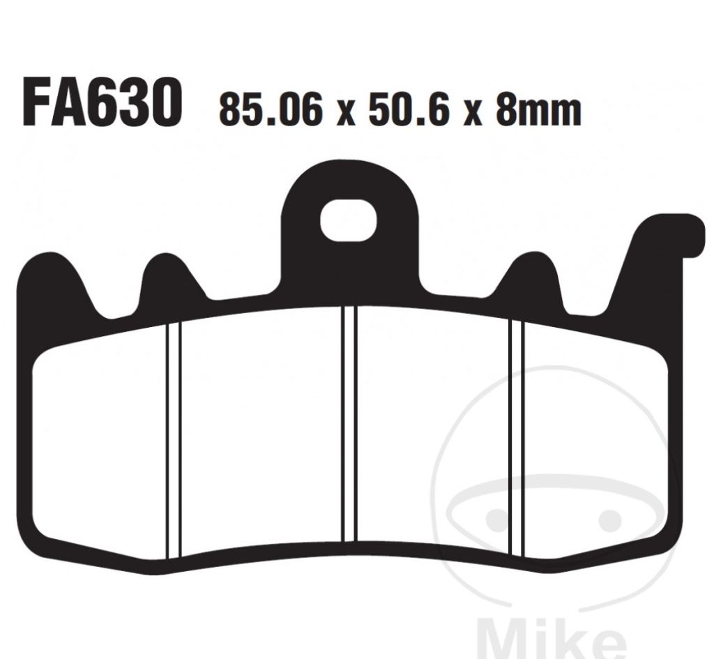 EBC Bremsbeläge GPFAX630HH für BMW R F S 800 1200 GS RS NineT RT XR R XR